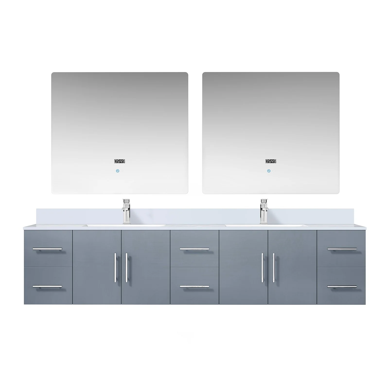 Lexora Home Geneva Bath Vanity with Cultured Marble Countertop - Image 30