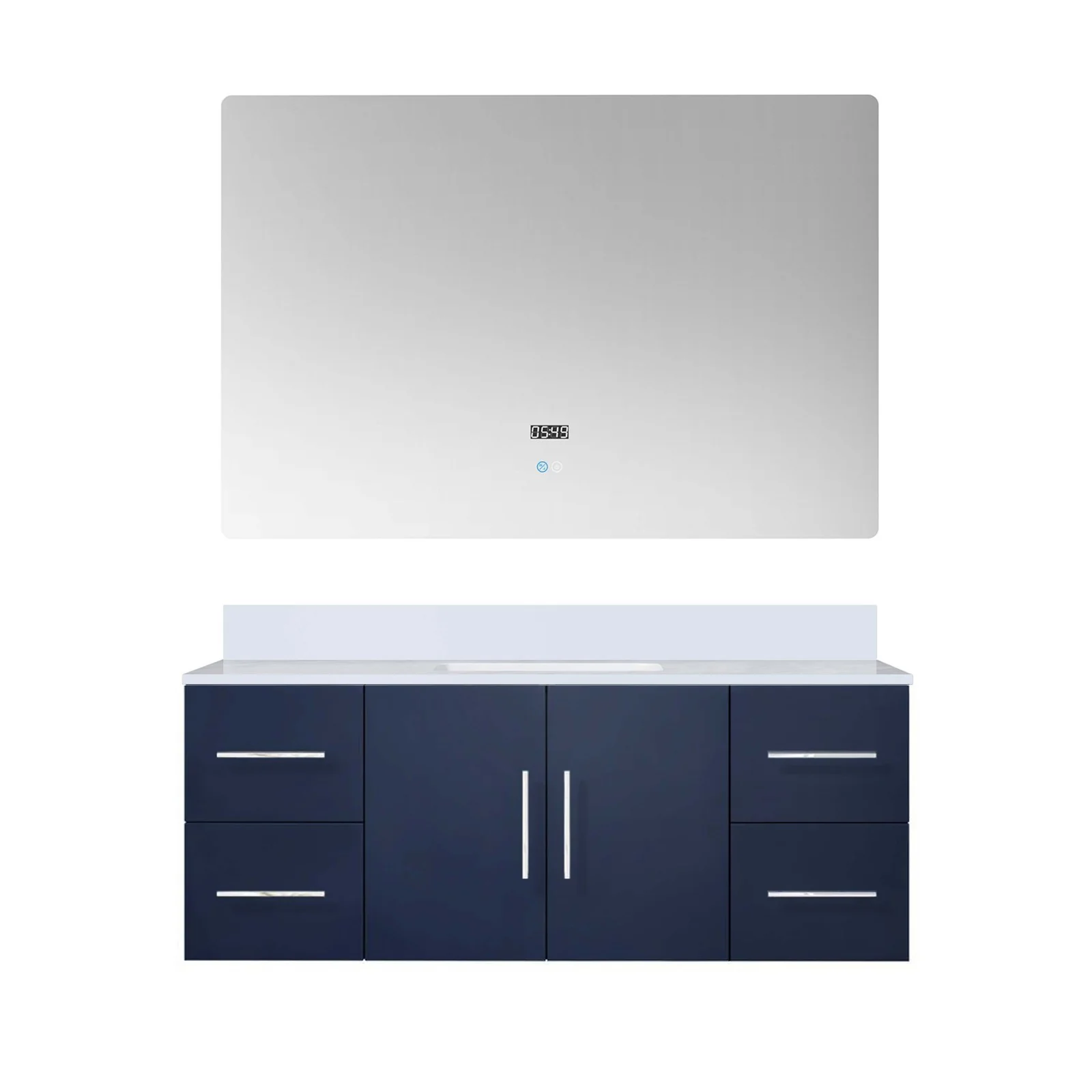 Lexora Home Geneva Bath Vanity with Cultured Marble Countertop - Image 60
