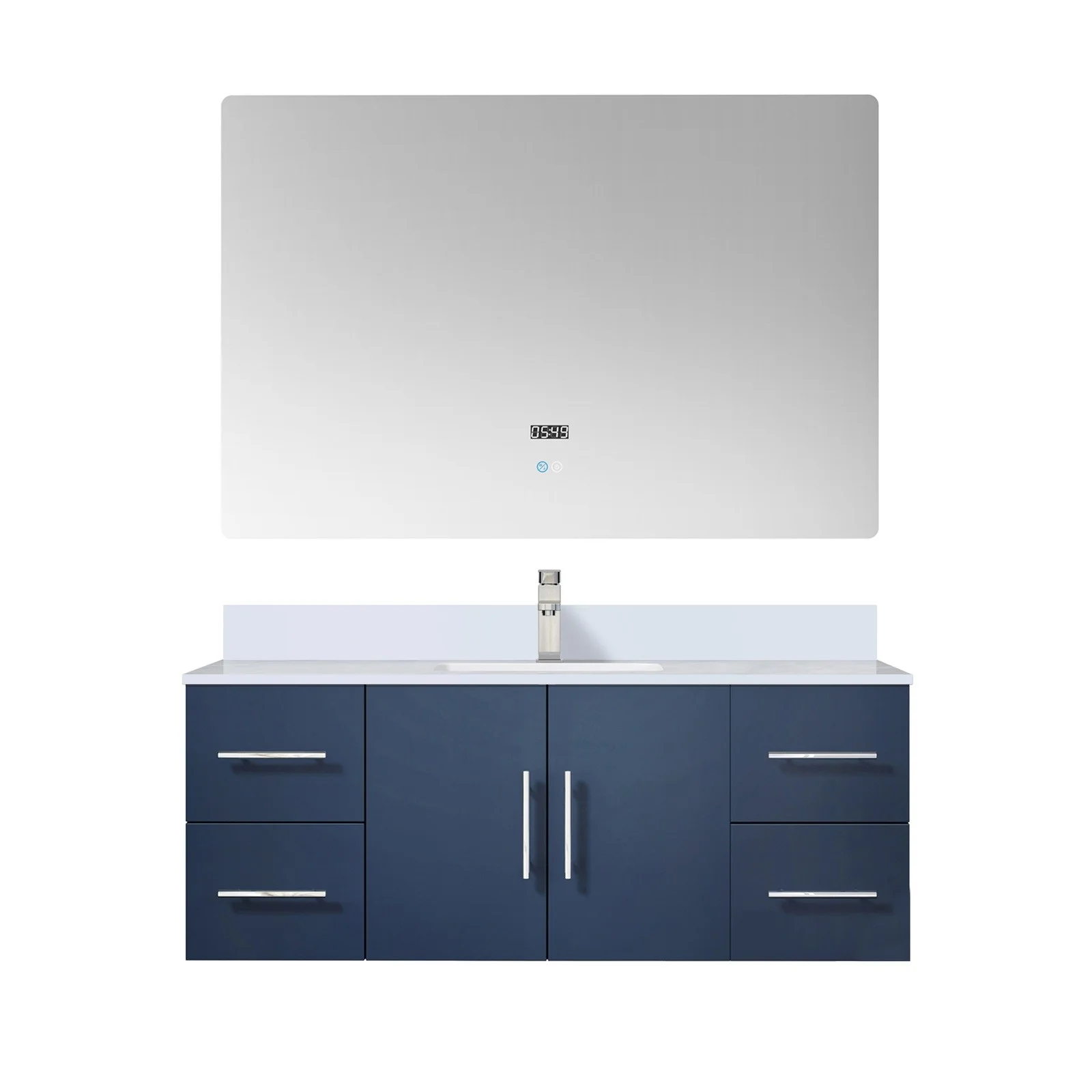 Lexora Home Geneva Bath Vanity with Cultured Marble Countertop - Image 61