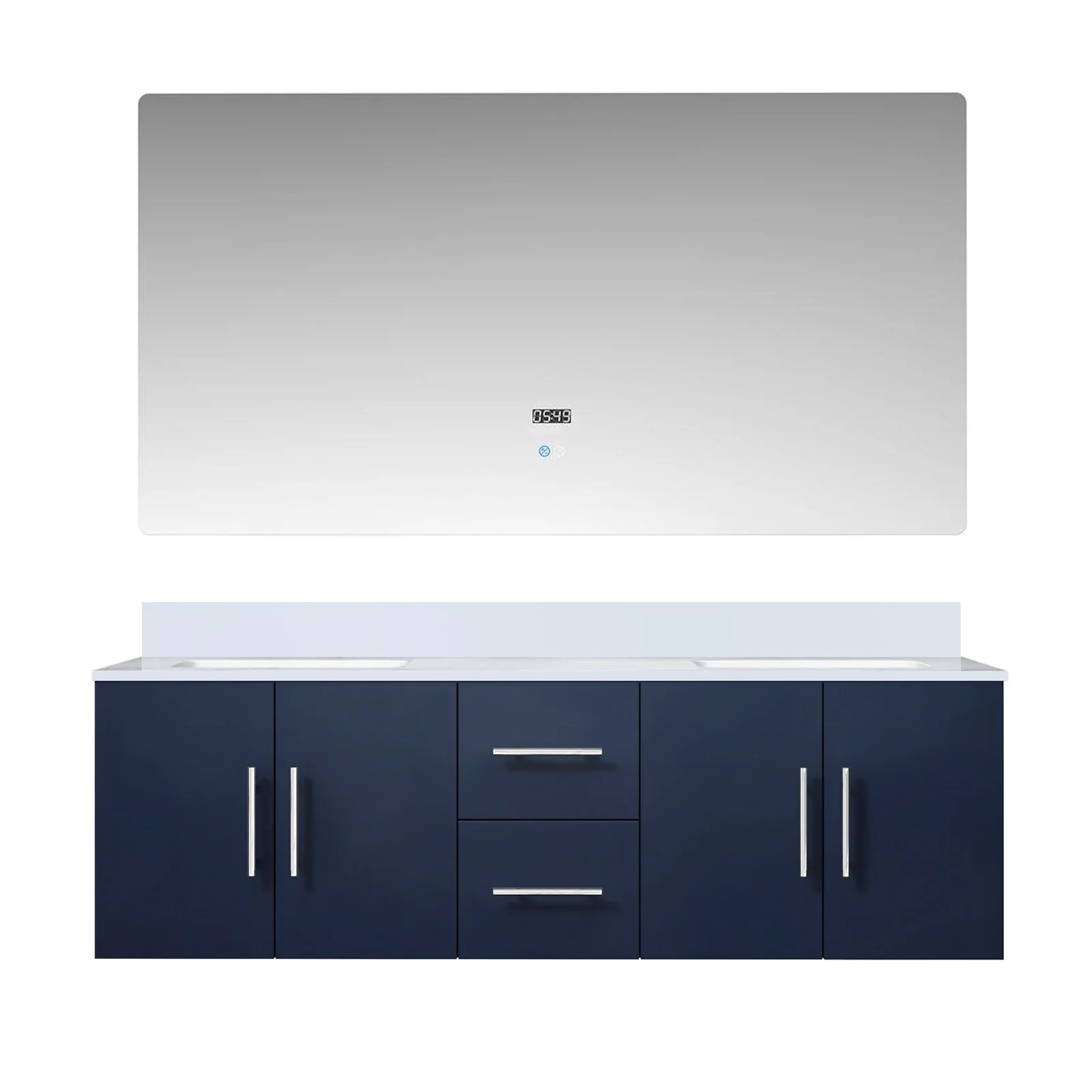 Lexora Home Geneva Bath Vanity with Cultured Marble Countertop - Image 64