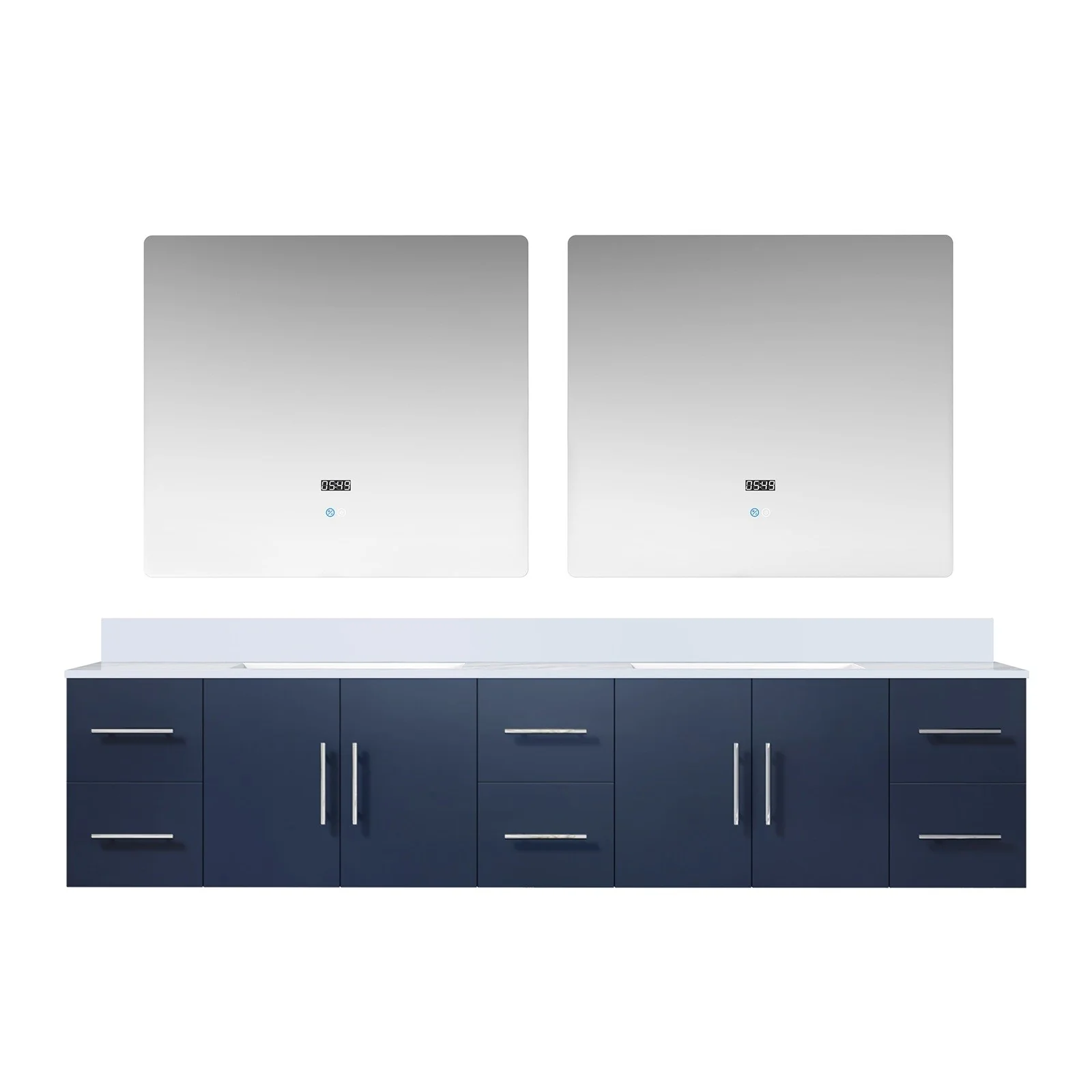 Lexora Home Geneva Bath Vanity with Cultured Marble Countertop - Image 75