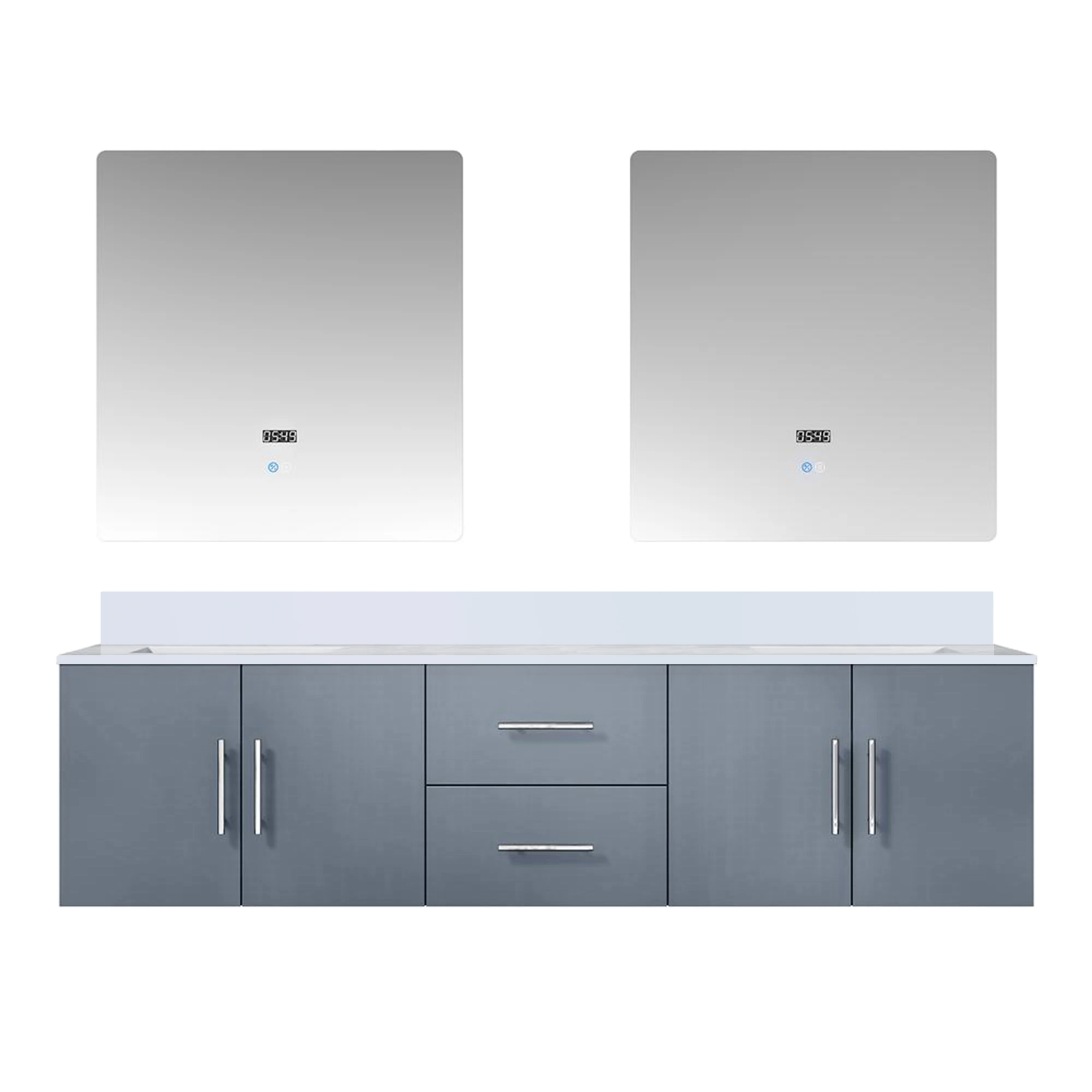 Lexora Home Geneva Bath Vanity with White Quartz Countertop - Image 19