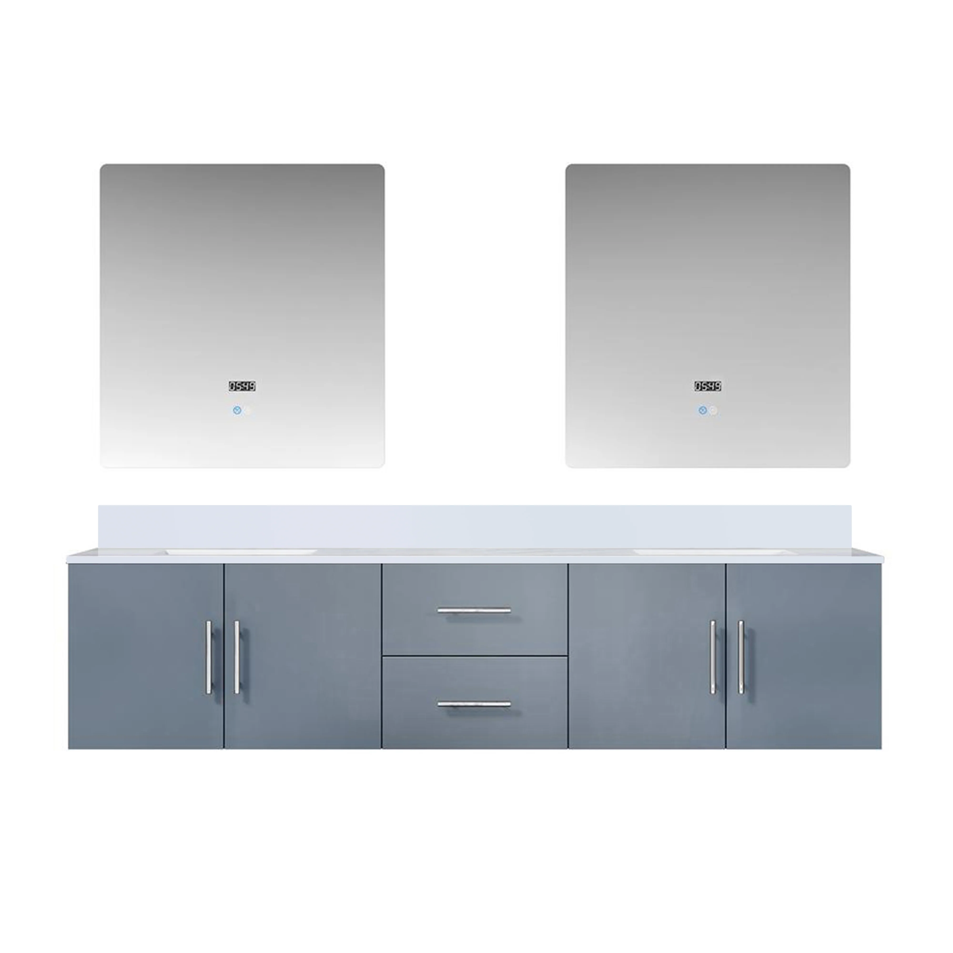 Lexora Home Geneva Bath Vanity with White Quartz Countertop - Image 23