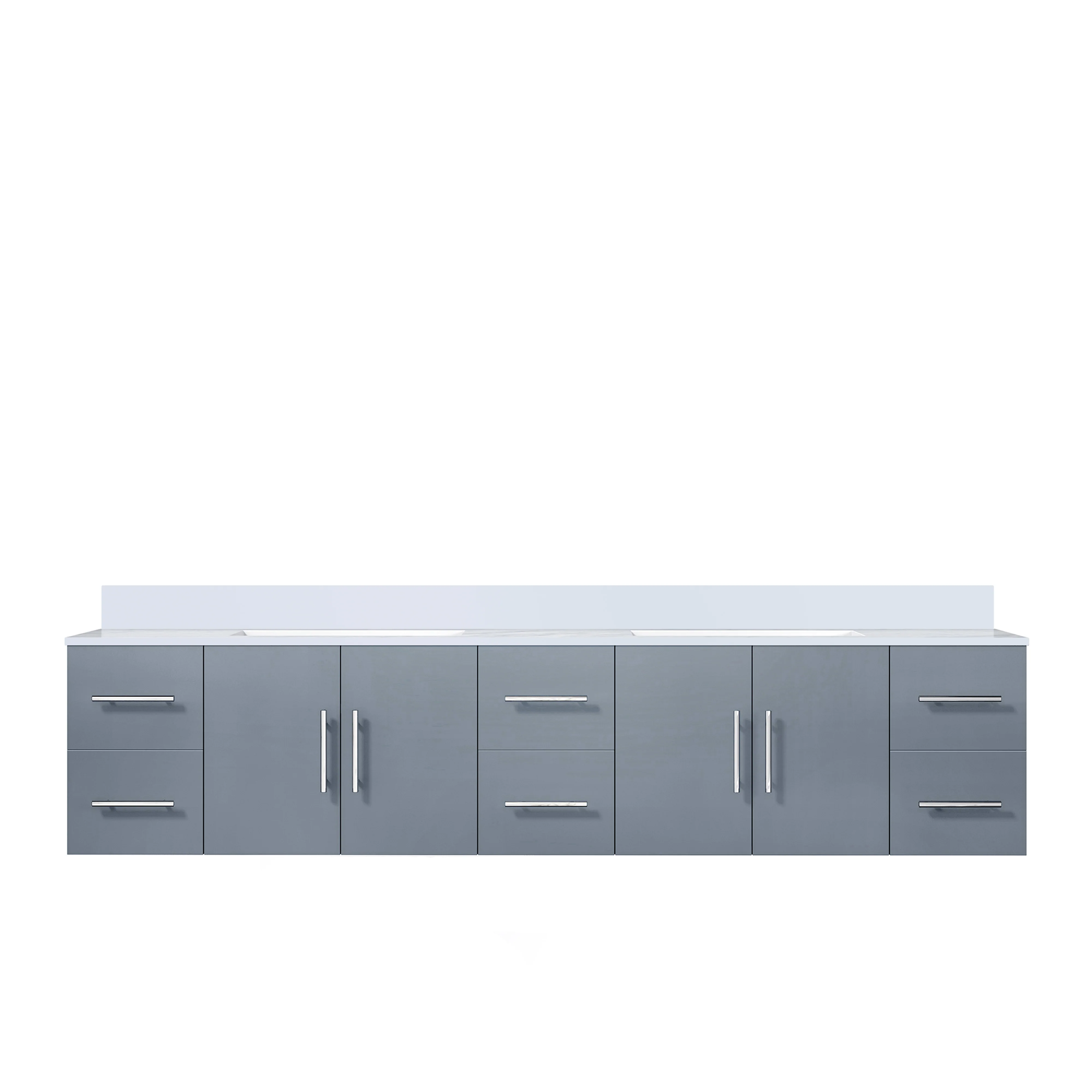 Lexora Home Geneva Bath Vanity with White Quartz Countertop - Image 25