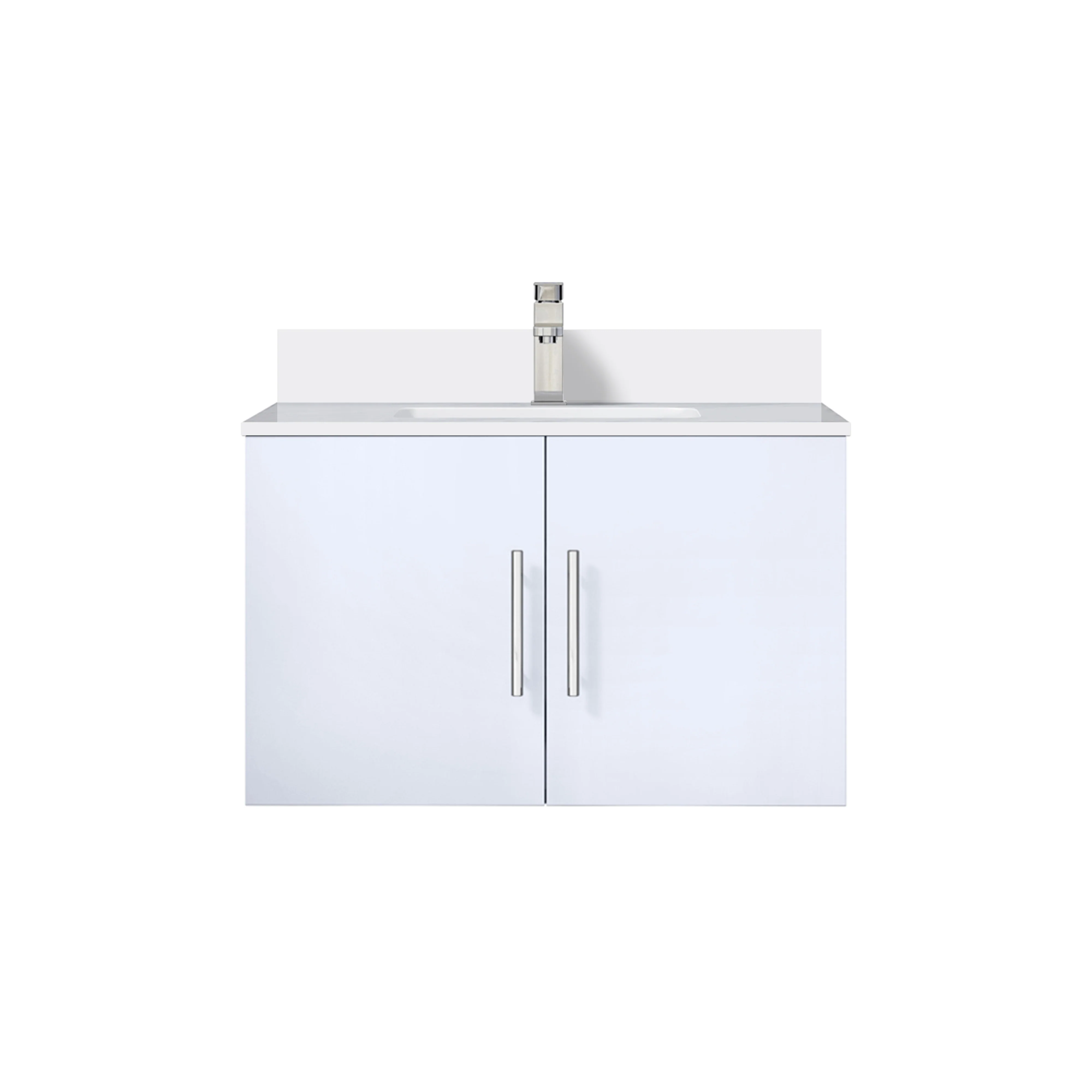 Lexora Home Geneva Bath Vanity with White Quartz Countertop - Image 30