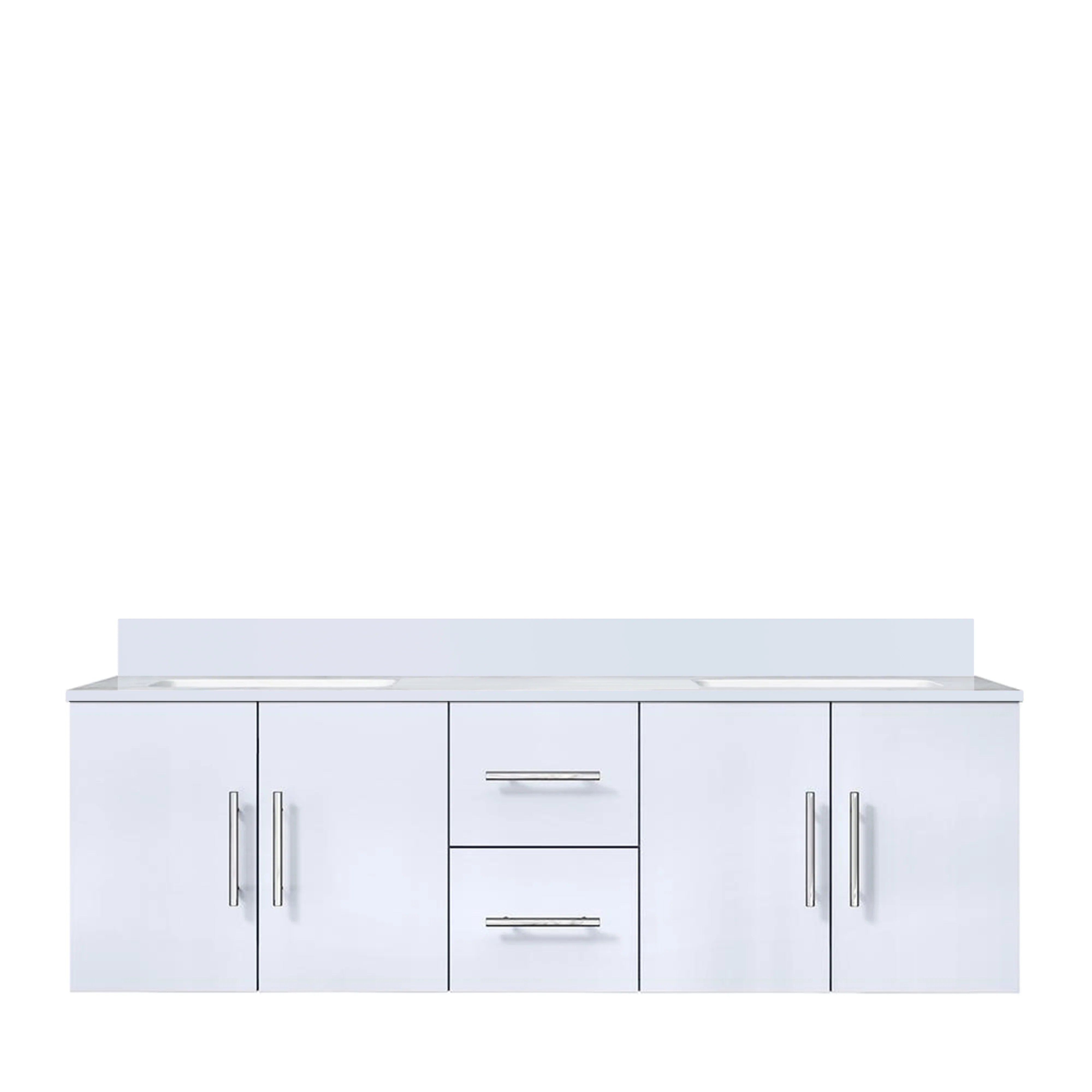 Lexora Home Geneva Bath Vanity with White Quartz Countertop - Image 36