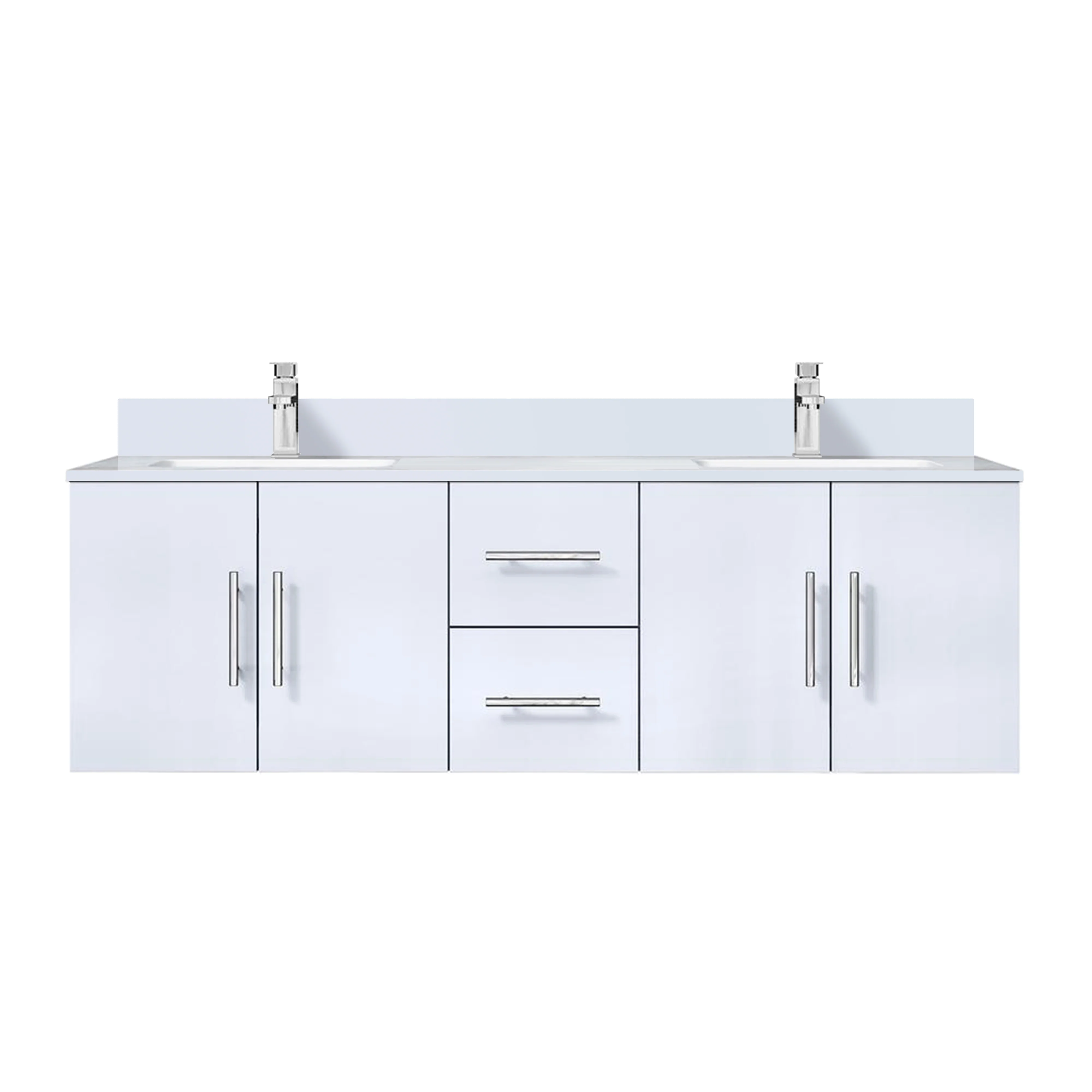 Lexora Home Geneva Bath Vanity with White Quartz Countertop - Image 37