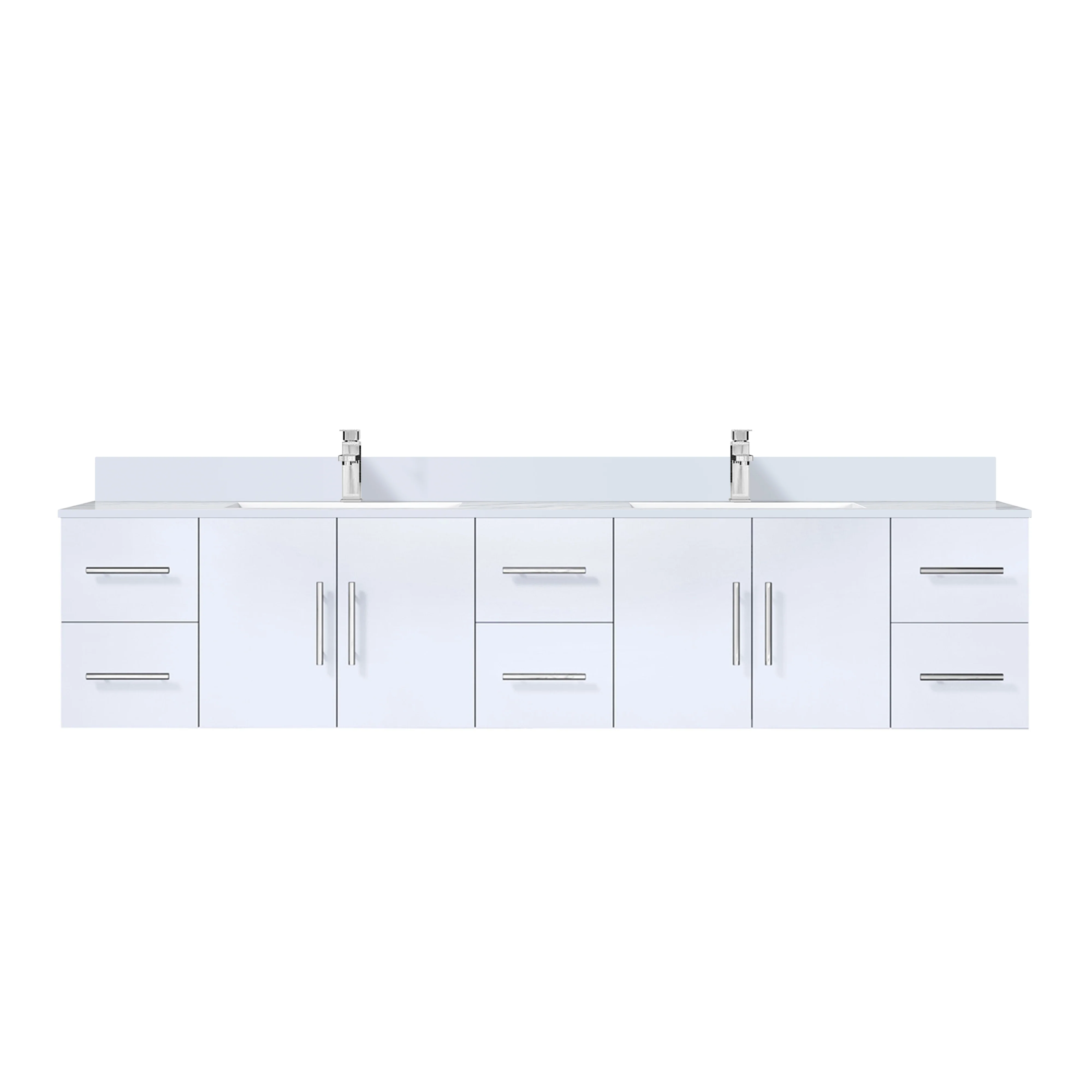 Lexora Home Geneva Bath Vanity with White Quartz Countertop - Image 49