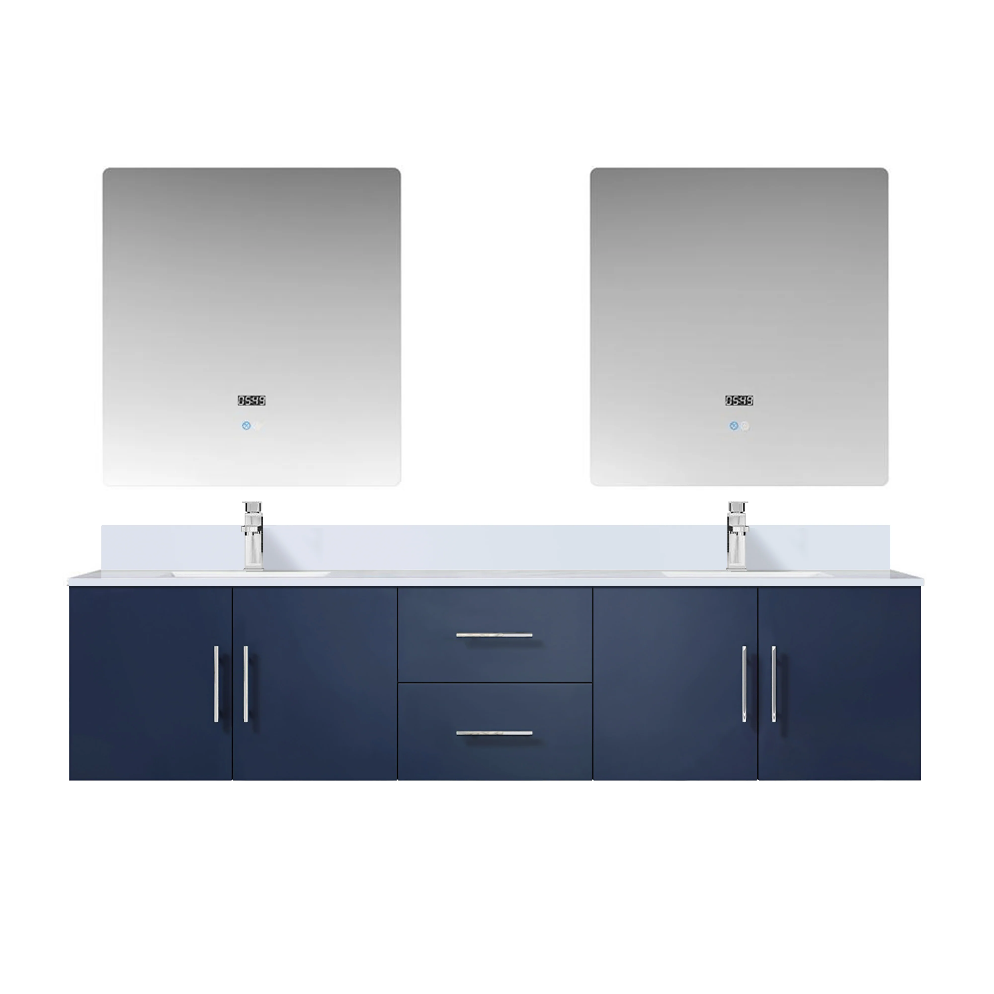 Lexora Home Geneva Bath Vanity with White Quartz Countertop - Image 70