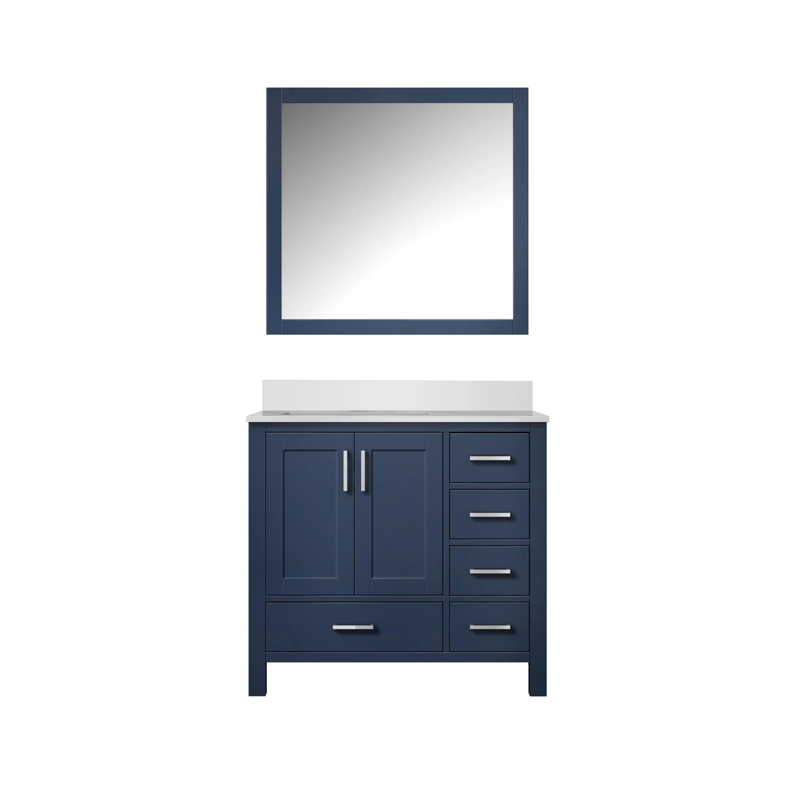 Lexora Home Jacques 36" Bath Vanity with White Quartz Countertop - Image 22