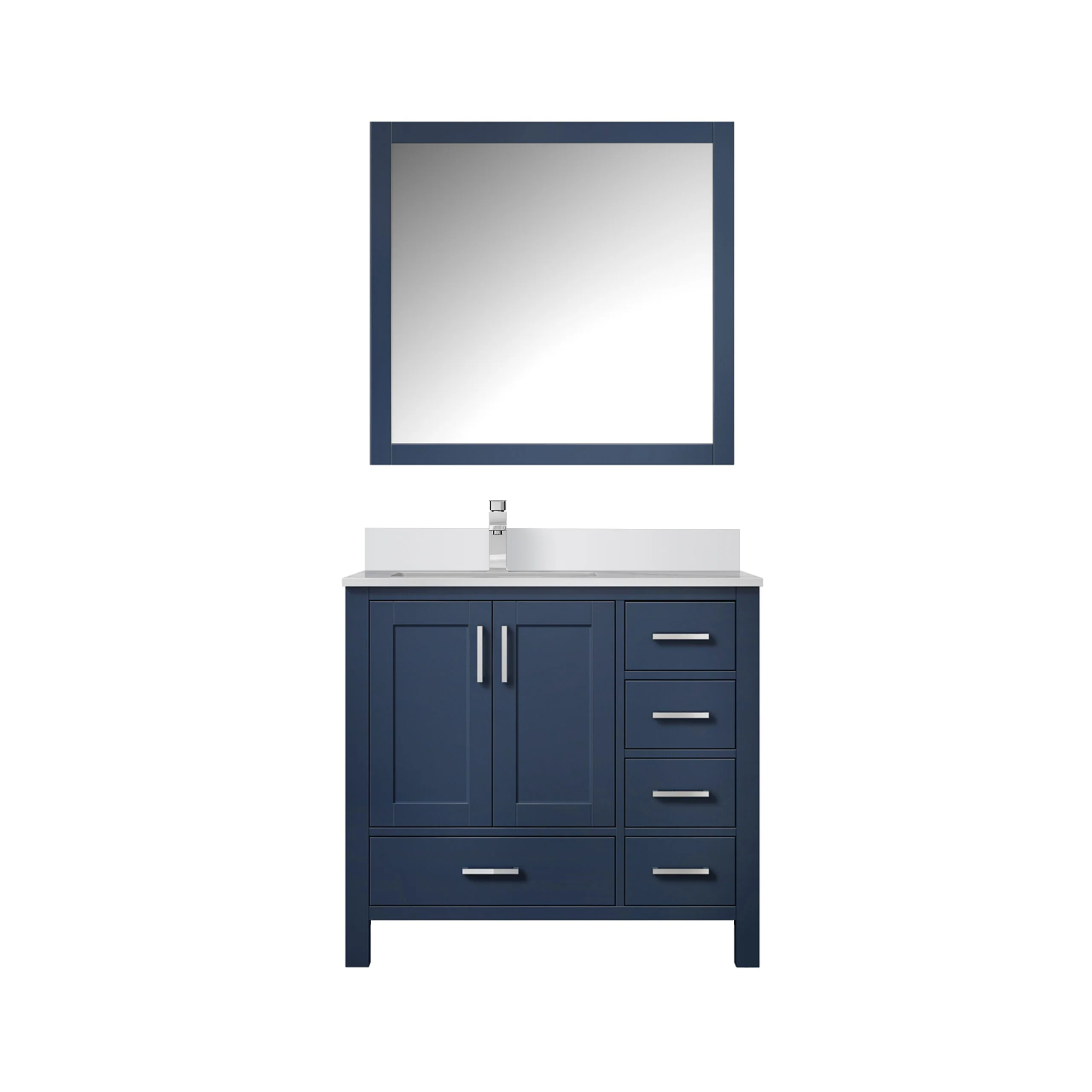 Lexora Home Jacques 36" Bath Vanity with White Quartz Countertop - Image 23