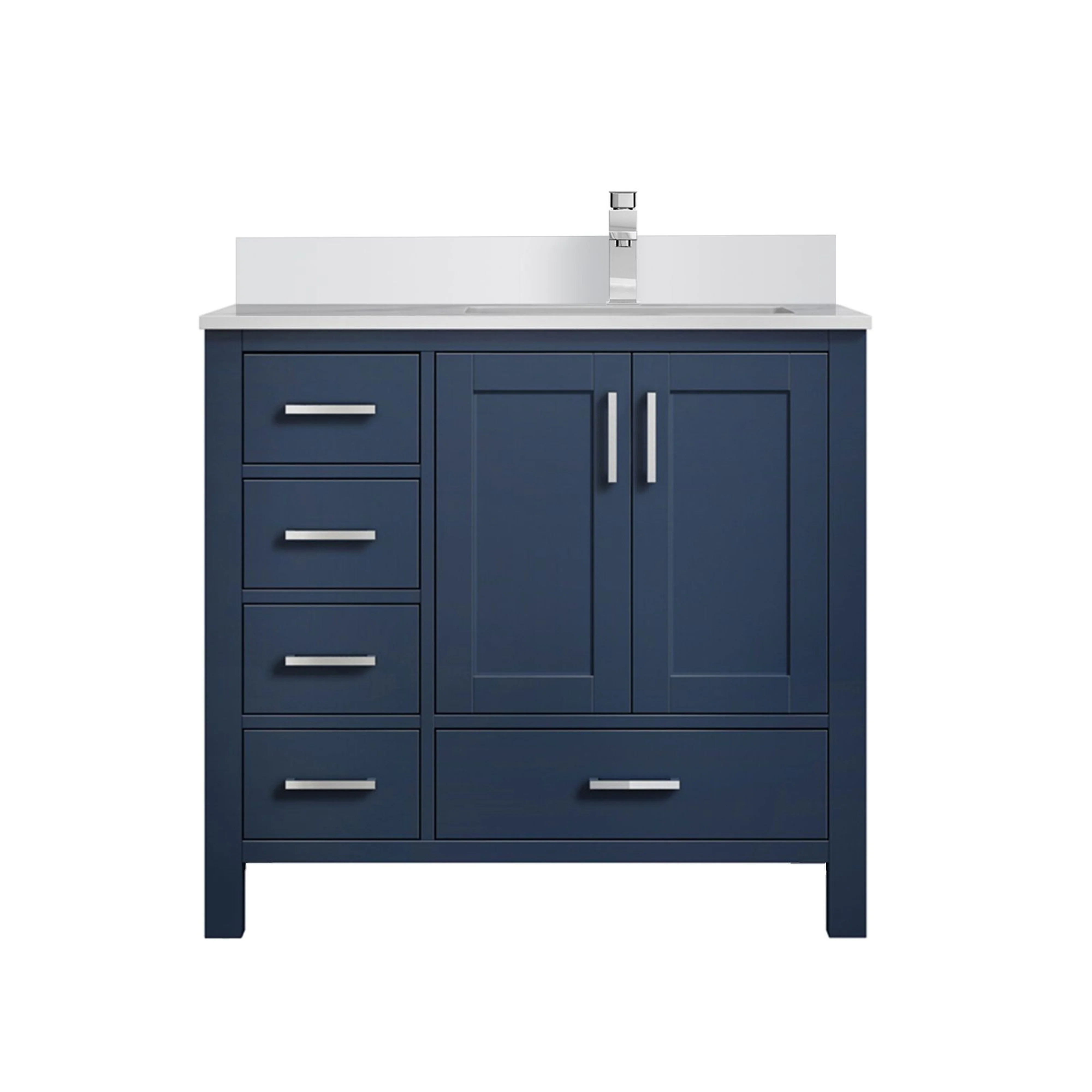 Lexora Home Jacques 36" Bath Vanity with White Quartz Countertop - Image 25
