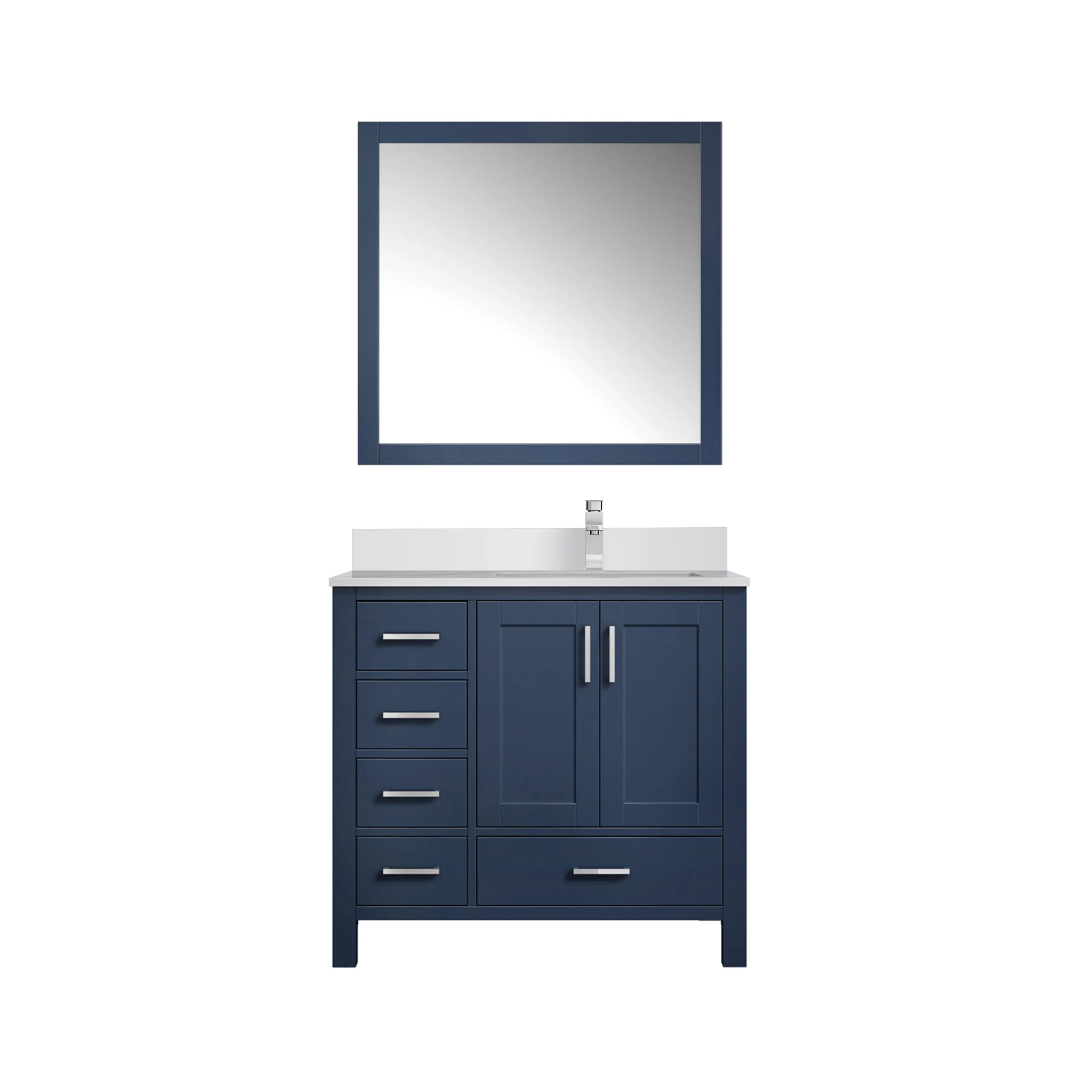 Lexora Home Jacques 36" Bath Vanity with White Quartz Countertop - Image 27