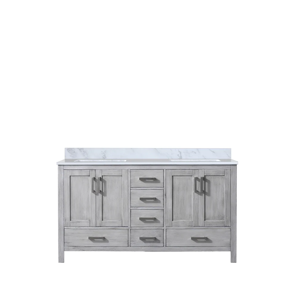 Lexora Home Jacques Bath Vanity with Carrara Marble Countertop - Image 30
