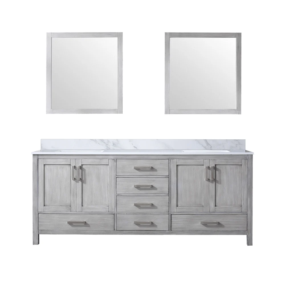 Lexora Home Jacques Bath Vanity with Carrara Marble Countertop - Image 40