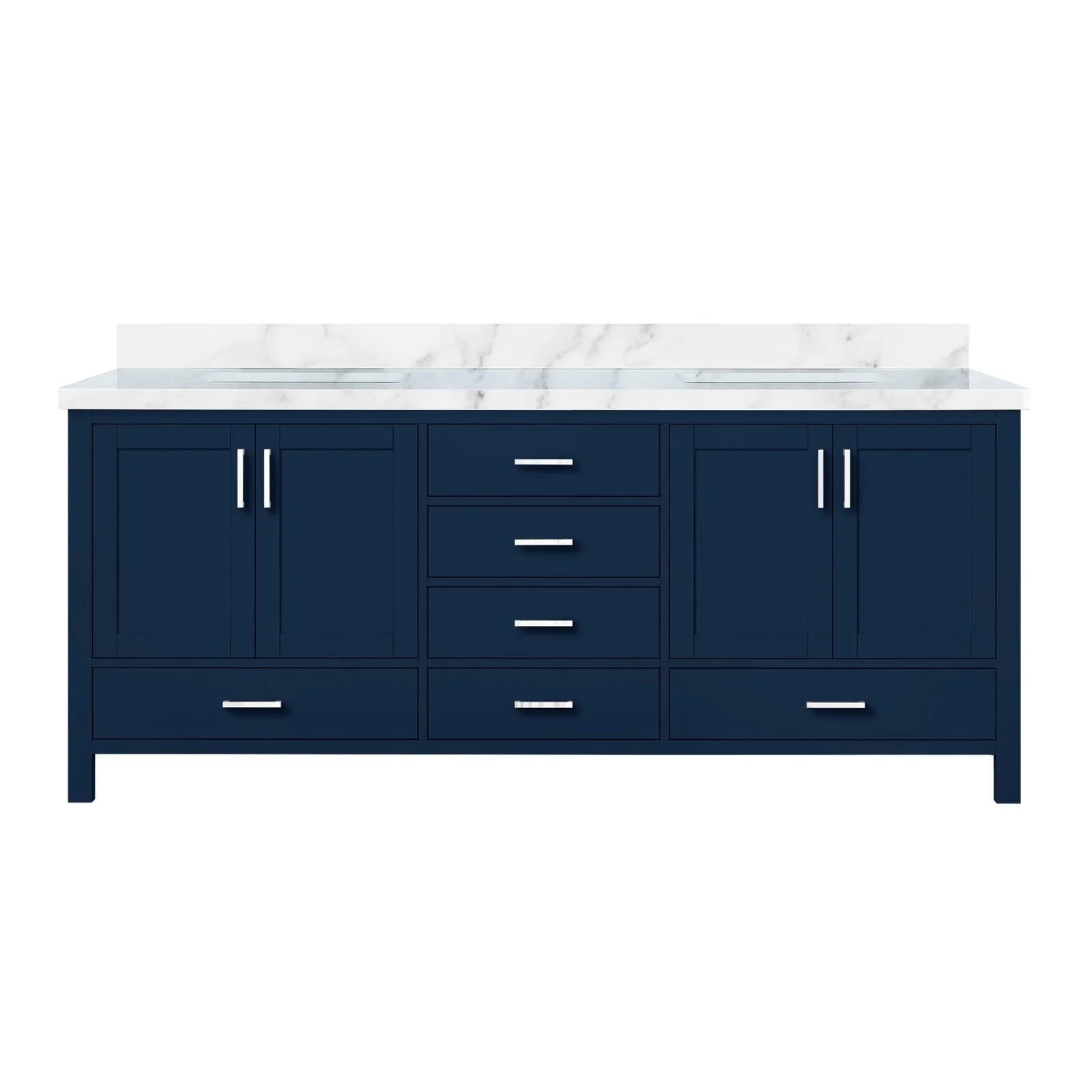Lexora Home Jacques Bath Vanity with Carrara Marble Countertop - Image 58