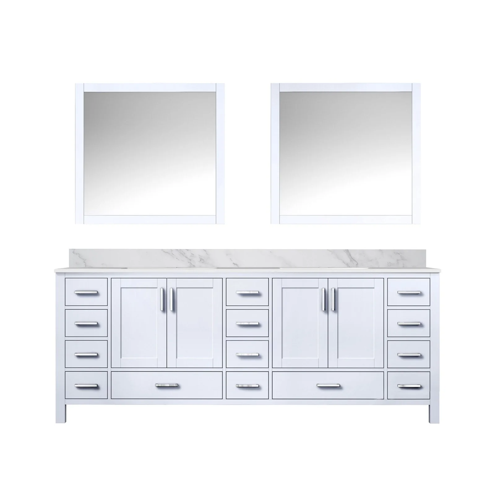 Lexora Home Jacques Bath Vanity with Carrara Marble Countertop - Image 84
