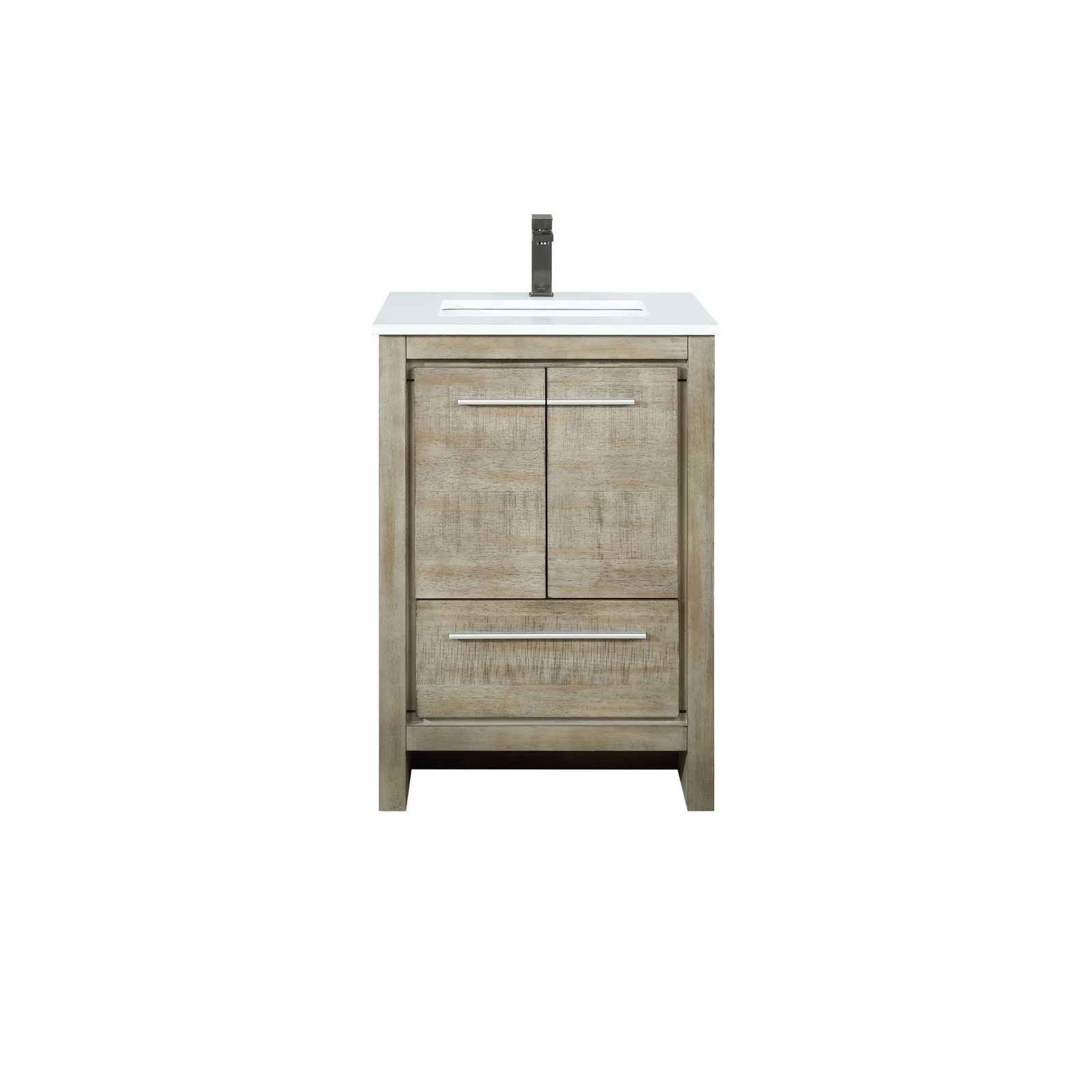 Lexora Home Lafarre Bath Vanity with White Quartz Countertop - Image 3