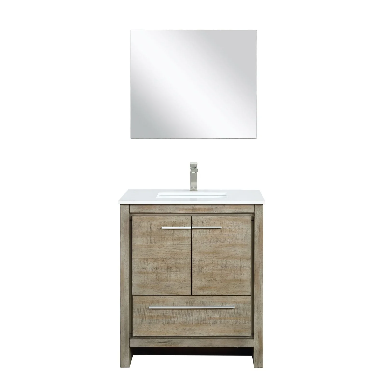 Lexora Home Lafarre Bath Vanity with White Quartz Countertop - Image 9
