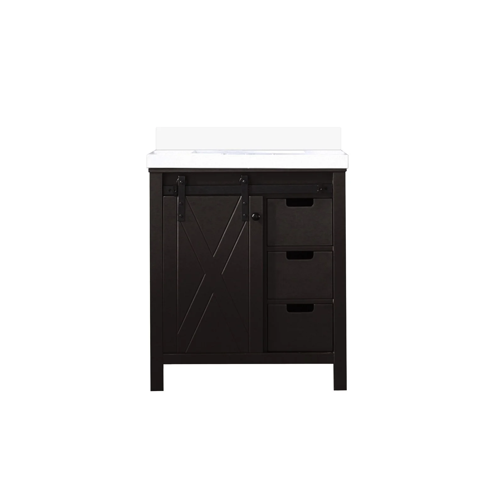 Lexora Home Marsyas Bath Vanity with Cultured Marble Countertop - Image 26