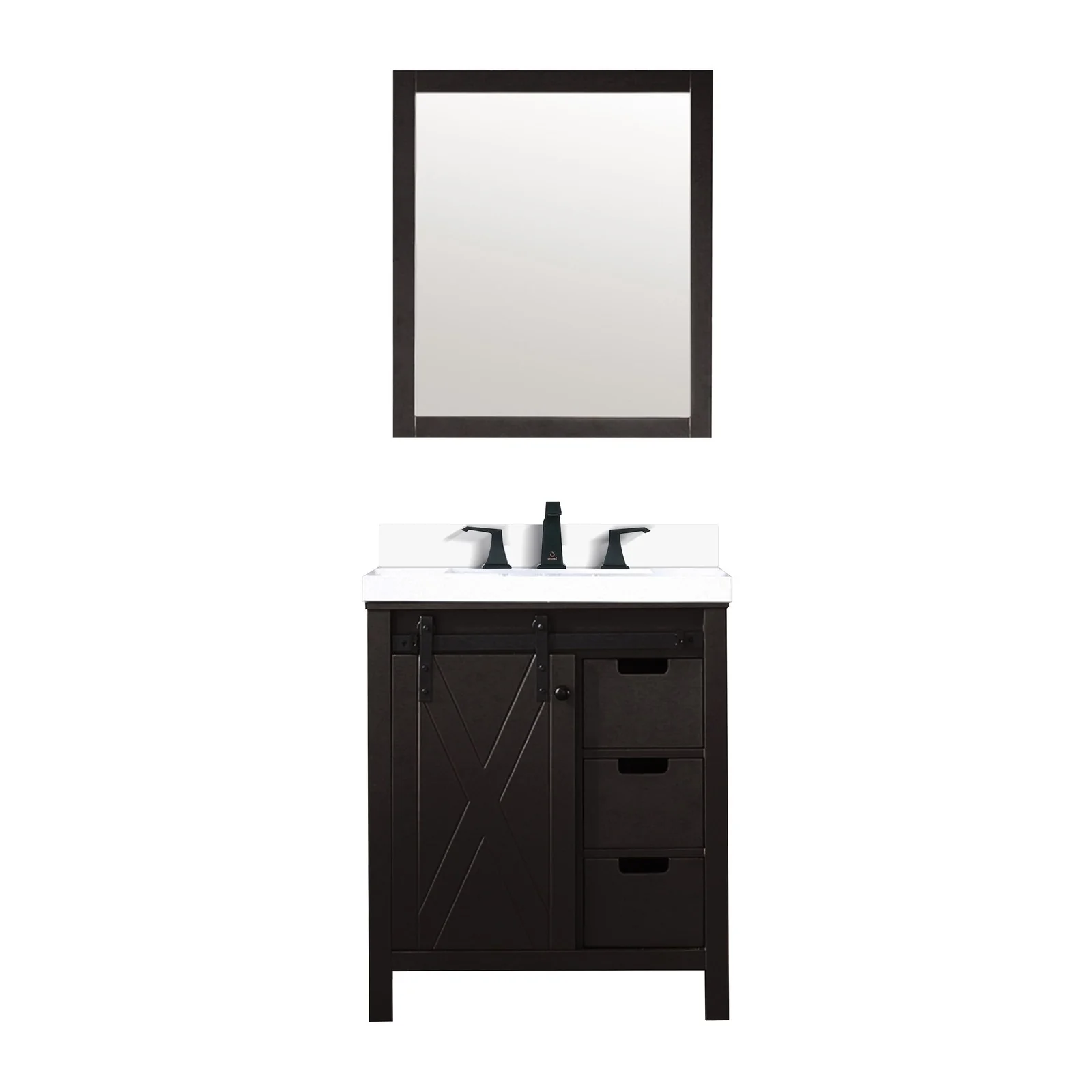 Lexora Home Marsyas Bath Vanity with Cultured Marble Countertop - Image 29