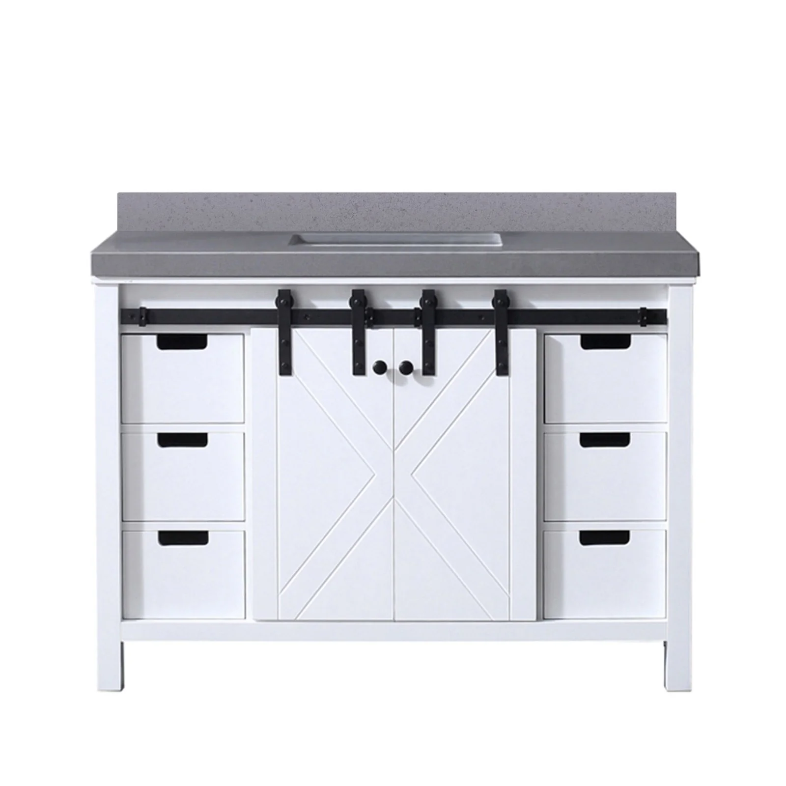 Lexora Home Marsyas Bath Vanity with Grey Quartz Countertop - Image 10