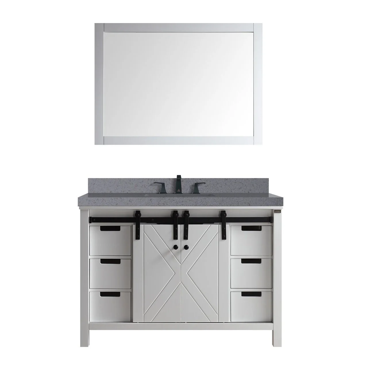 Lexora Home Marsyas Bath Vanity with Grey Quartz Countertop - Image 13