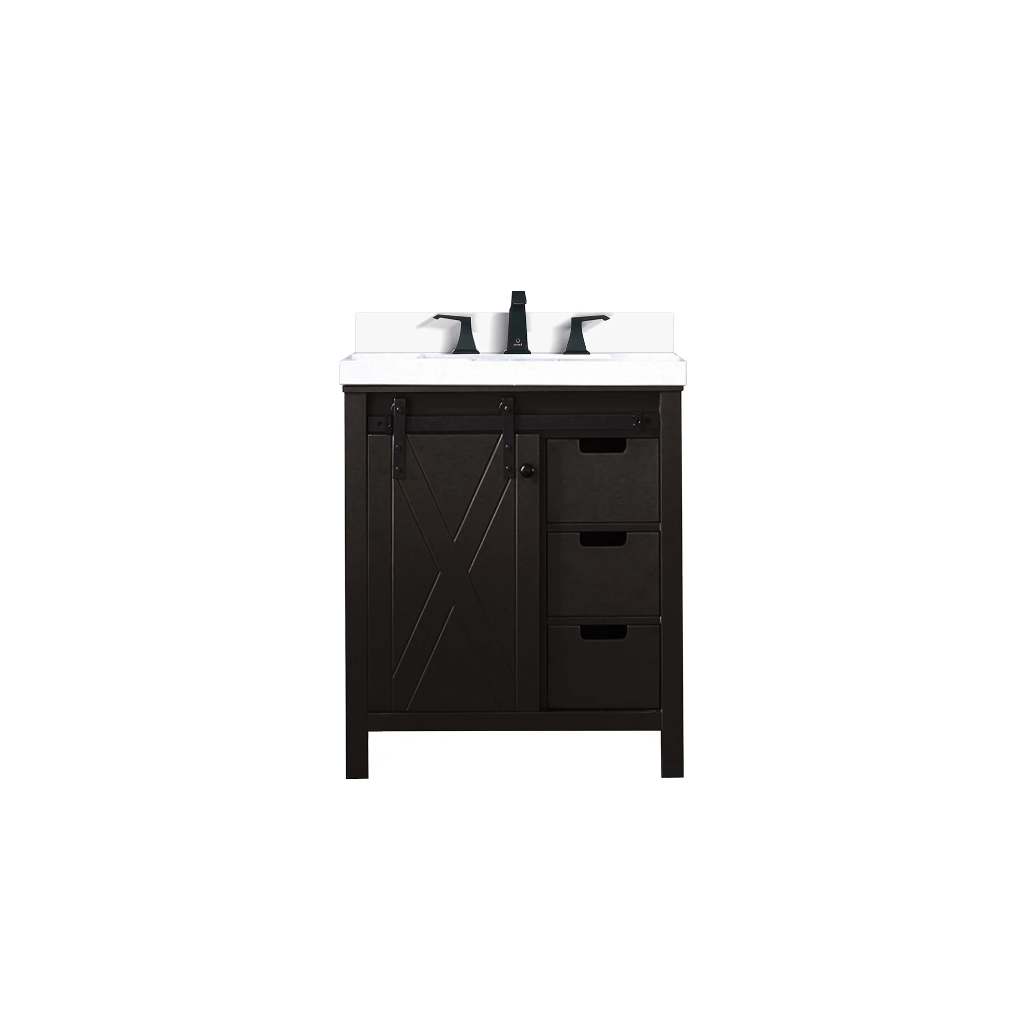 Lexora Home Marsyas Bath Vanity with White Quartz Countertop - Image 29