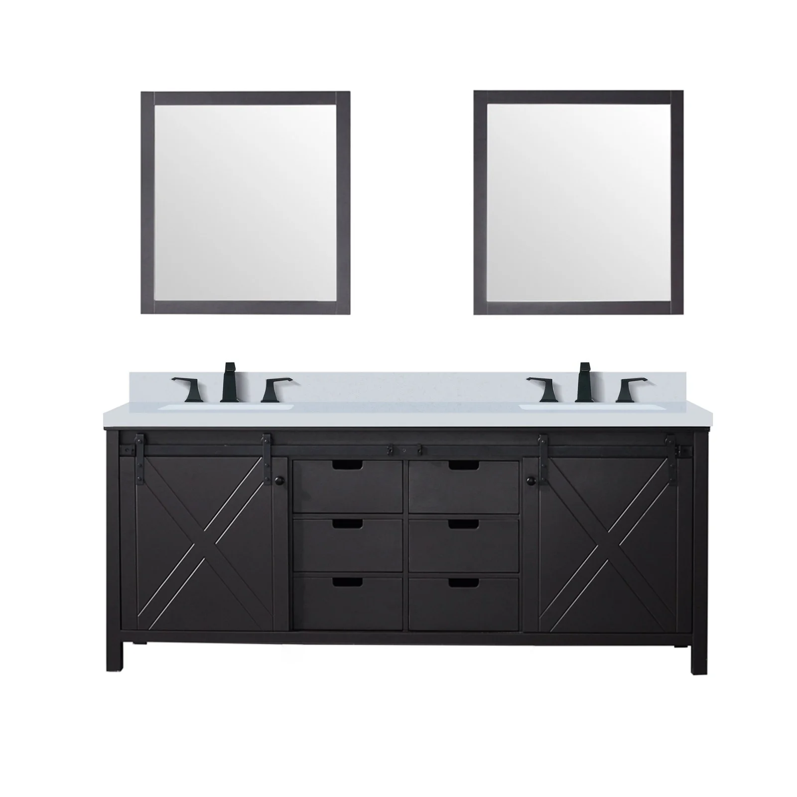 Lexora Home Marsyas Bath Vanity with White Quartz Countertop - Image 44