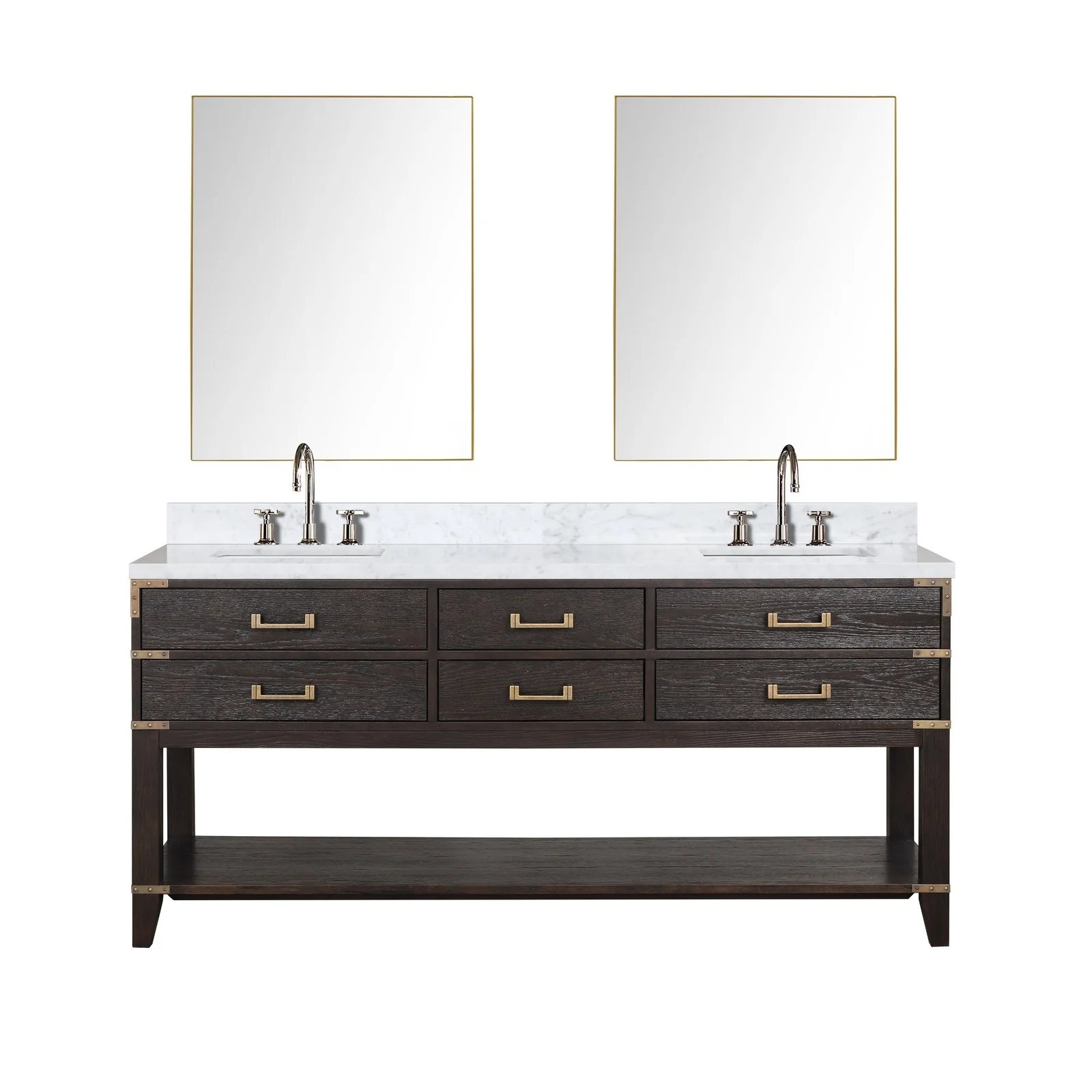 Lexora Home Norwalk Bath Vanity with Carrara Marble Countertop - Image 35