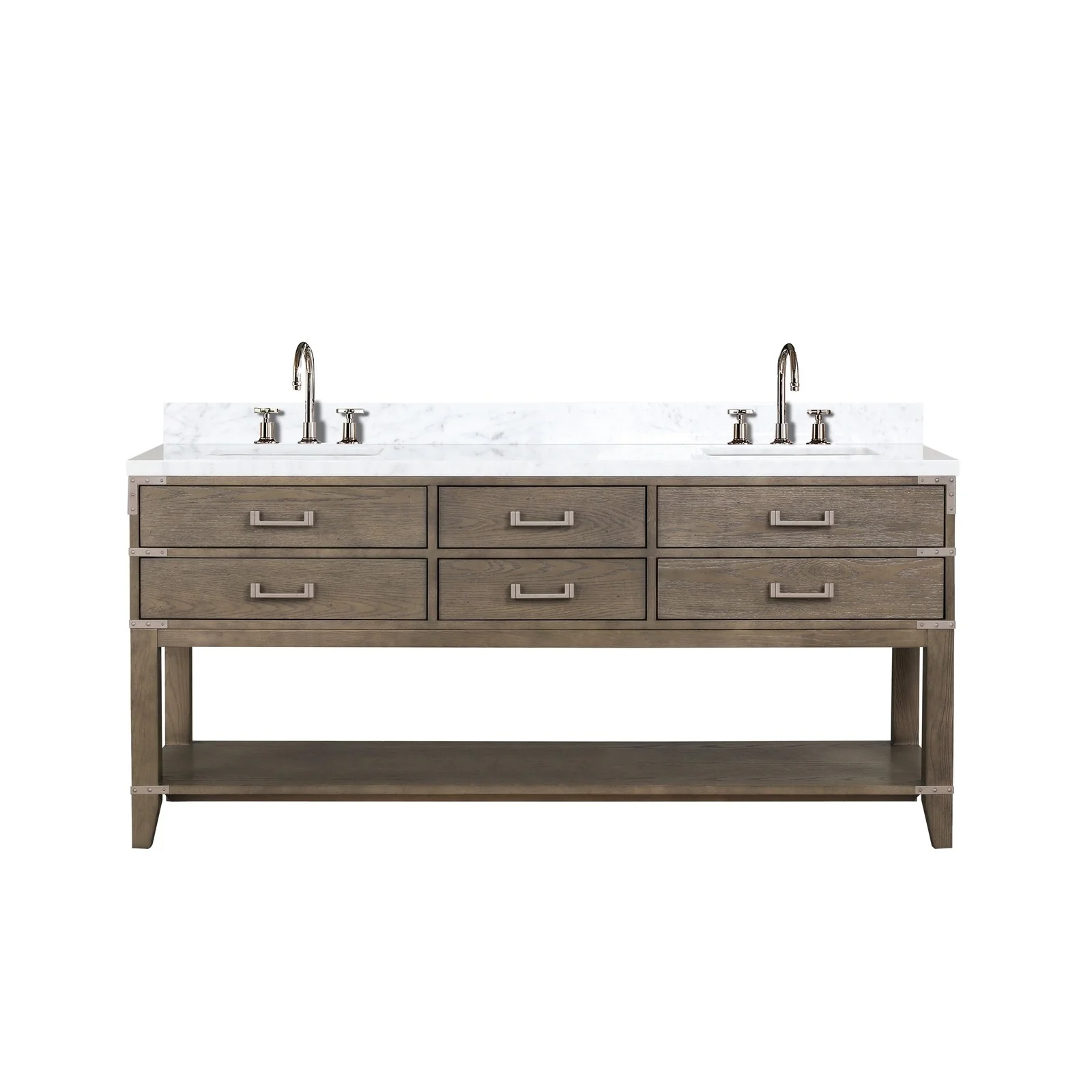 Lexora Home Norwalk Bath Vanity with Carrara Marble Countertop - Image 56