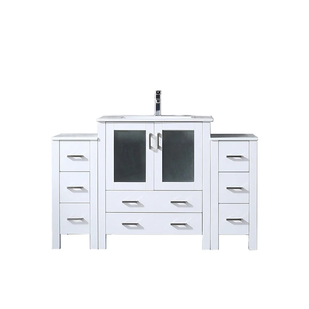 Lexora Home Volez Bath Vanity with Ceramic Countertop and Faucet - Image 22