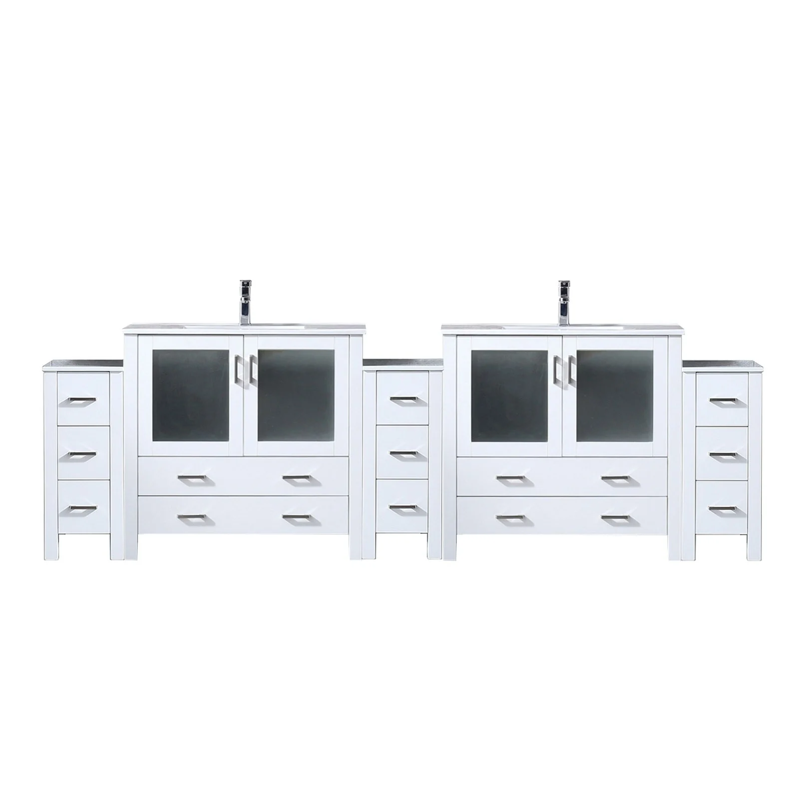 Lexora Home Volez Bath Vanity with Ceramic Countertop and Faucet - Image 34