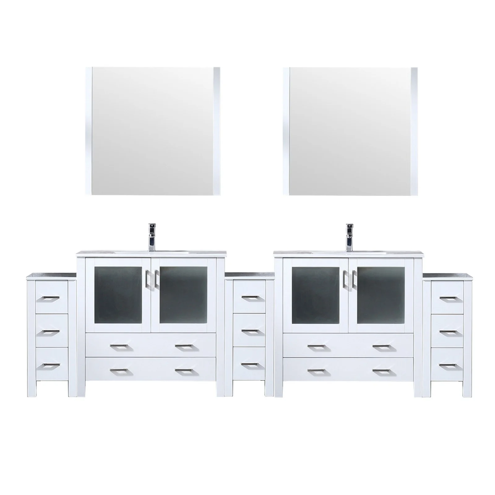 Lexora Home Volez Bath Vanity with Ceramic Countertop and Faucet - Image 35