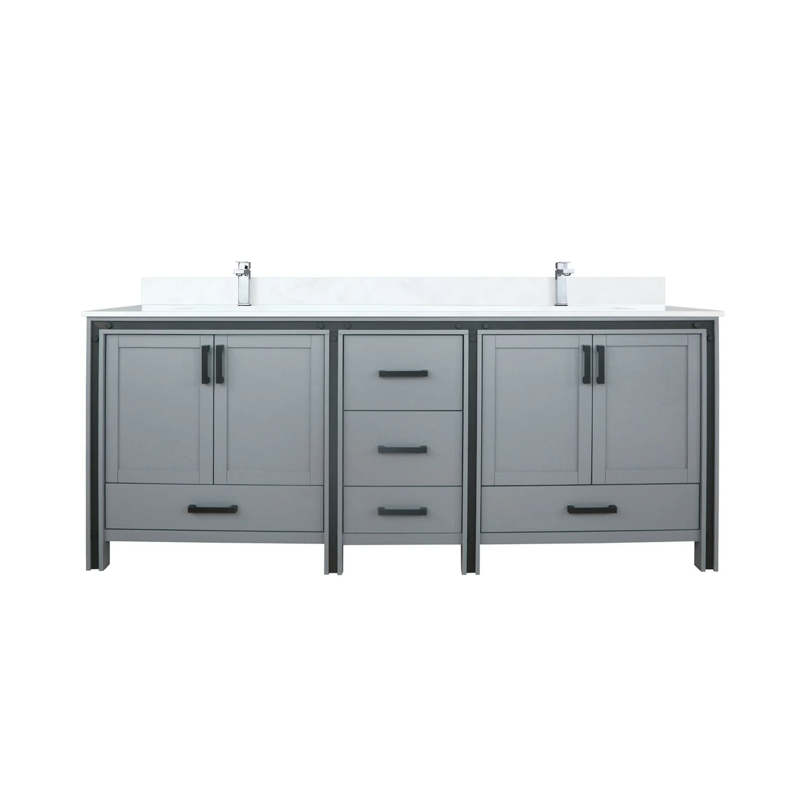 Lexora Home Ziva Bath Vanity with Cultured Marble Countertop - Image 22
