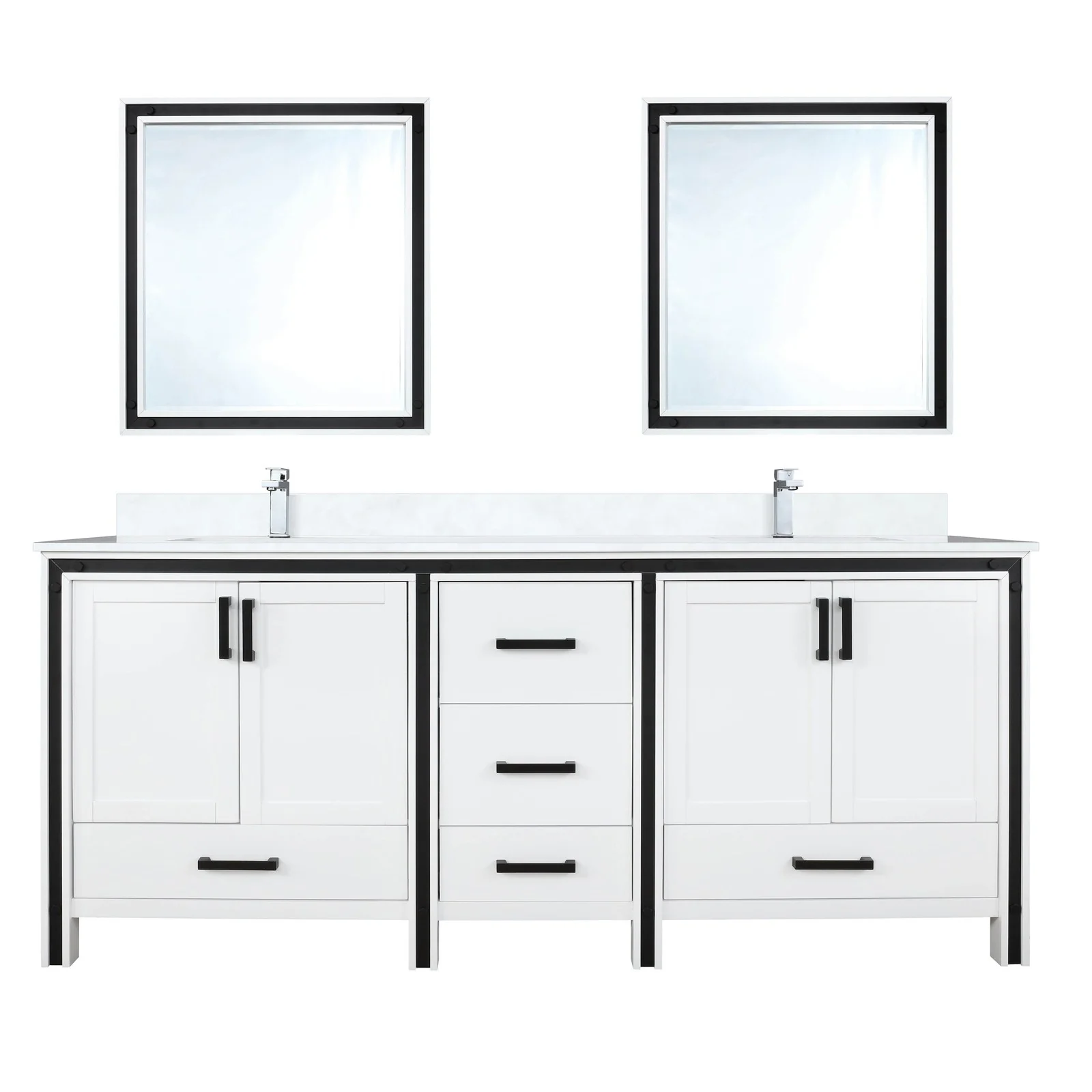 Lexora Home Ziva Bath Vanity with Cultured Marble Countertop - Image 55