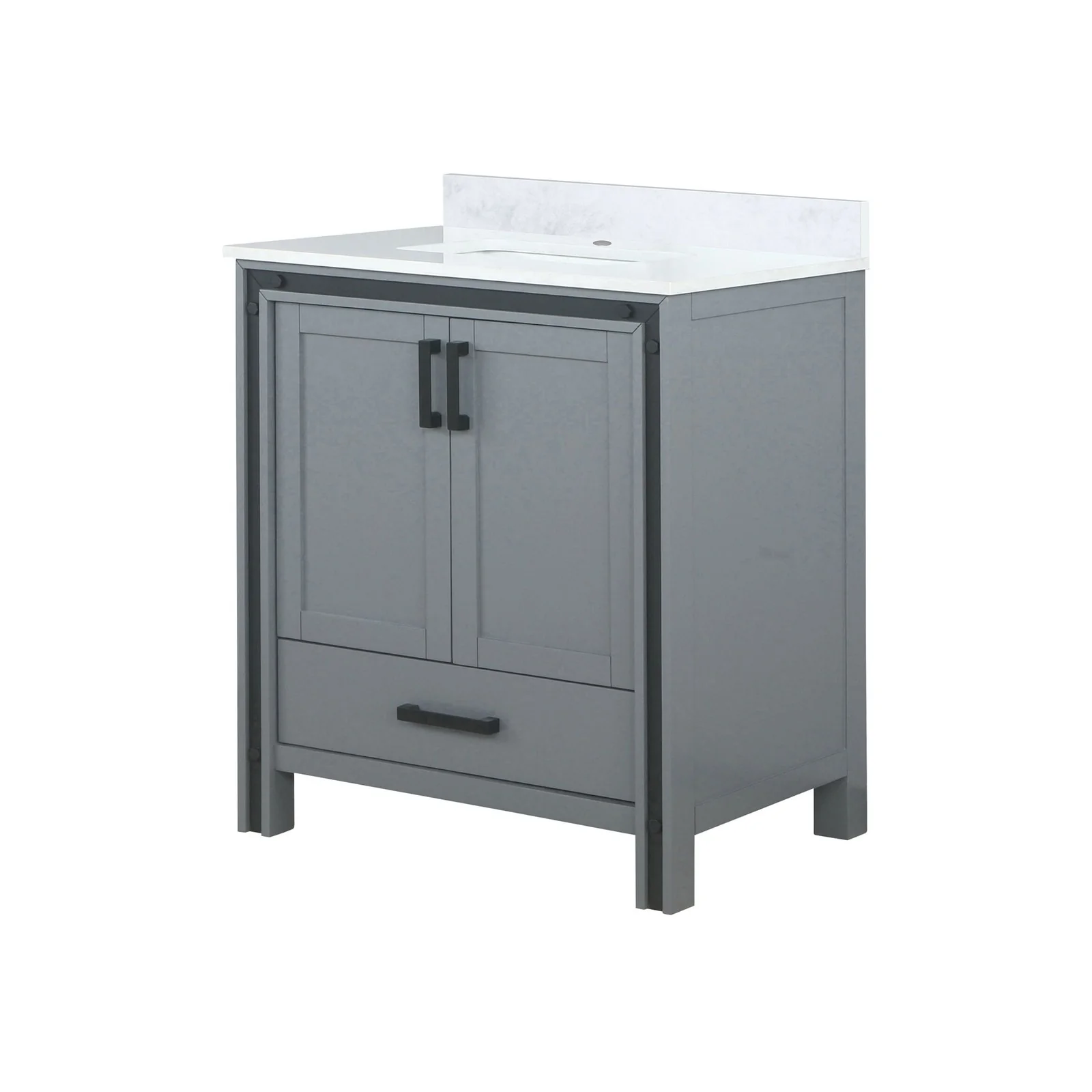 Lexora Home Ziva Bath Vanity with Cultured Marble Countertop - Image 6