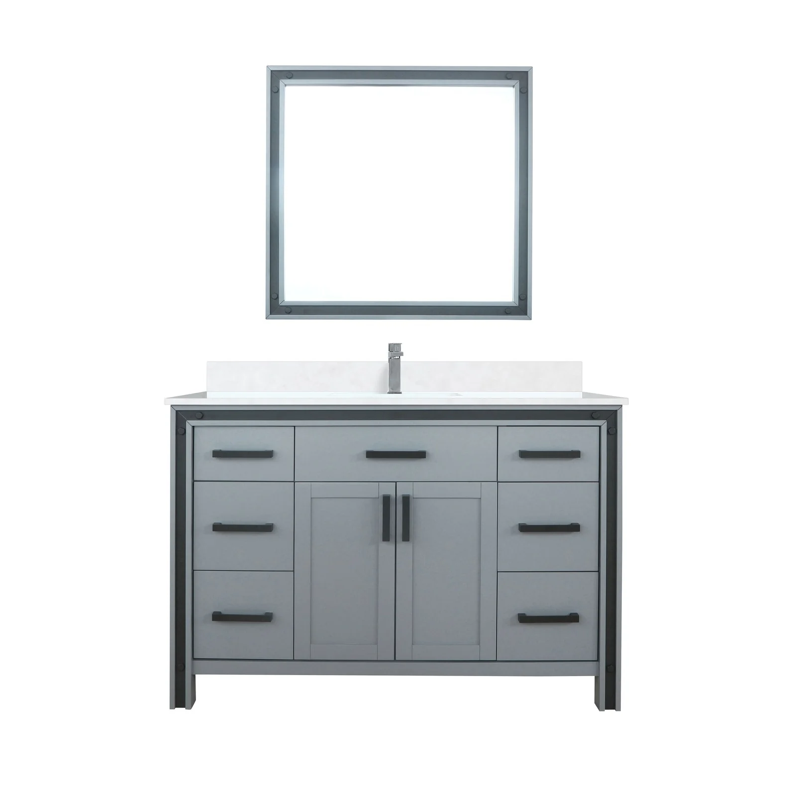 Lexora Home Ziva Bath Vanity with White Quartz Countertop - Image 13