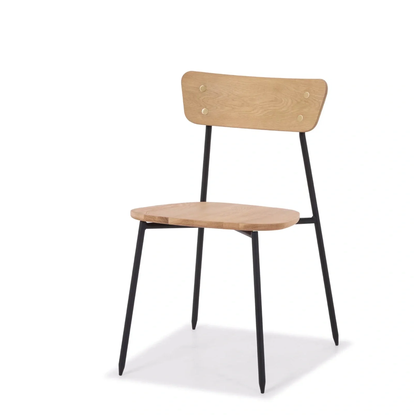 LH Imports Colton Dining Chair-Natural Wood Seat CLT025-N - Image 2