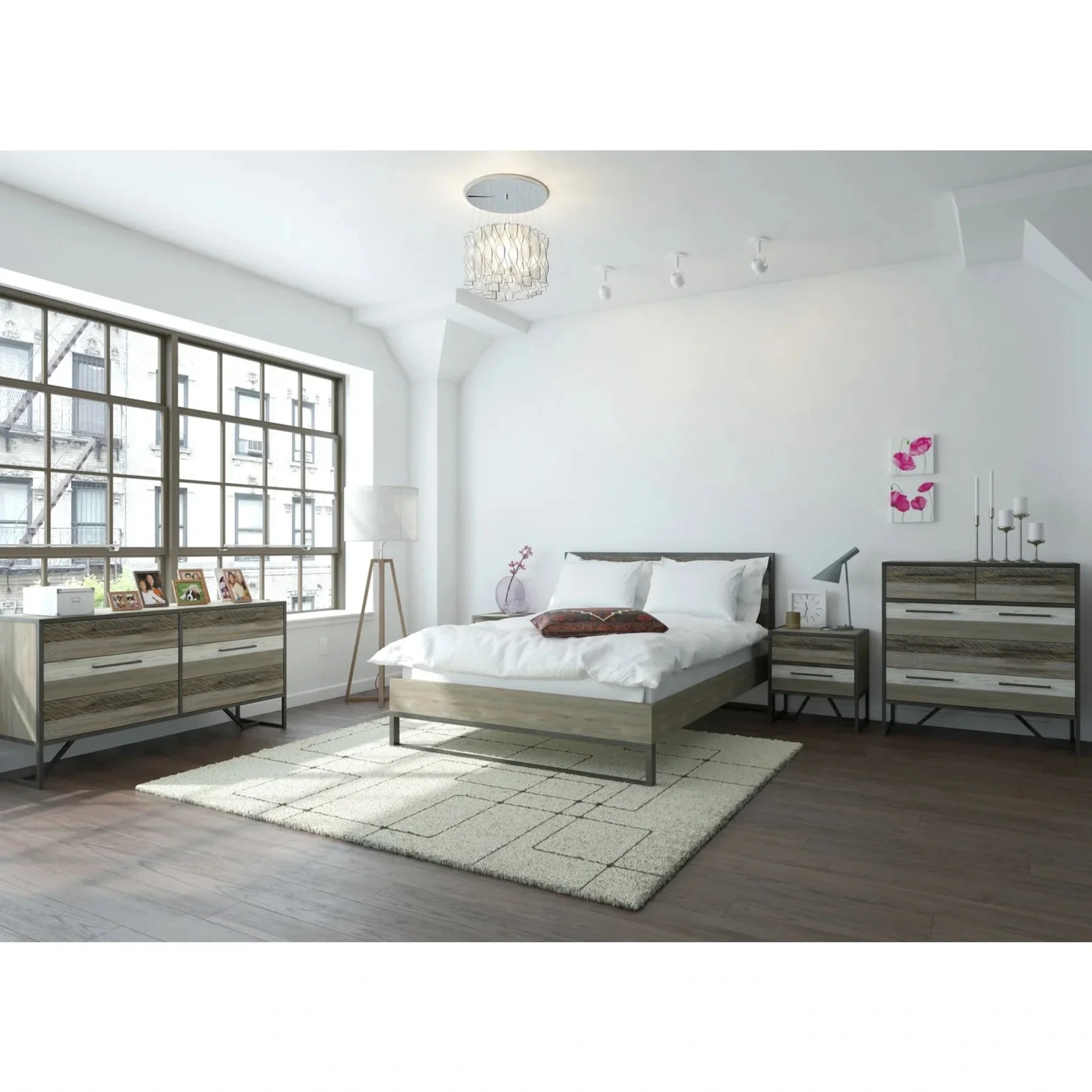LH Imports Metro Havana Nightstand MHB002B - Image 3