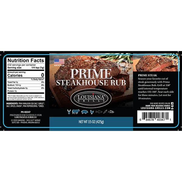 Louisiana Grills Prime Steakhouse Rub