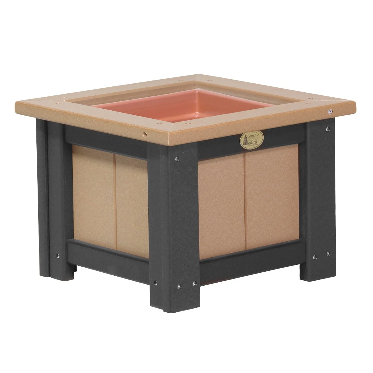 LuxCraft Poly Classic 15" Square Planter - Image 4