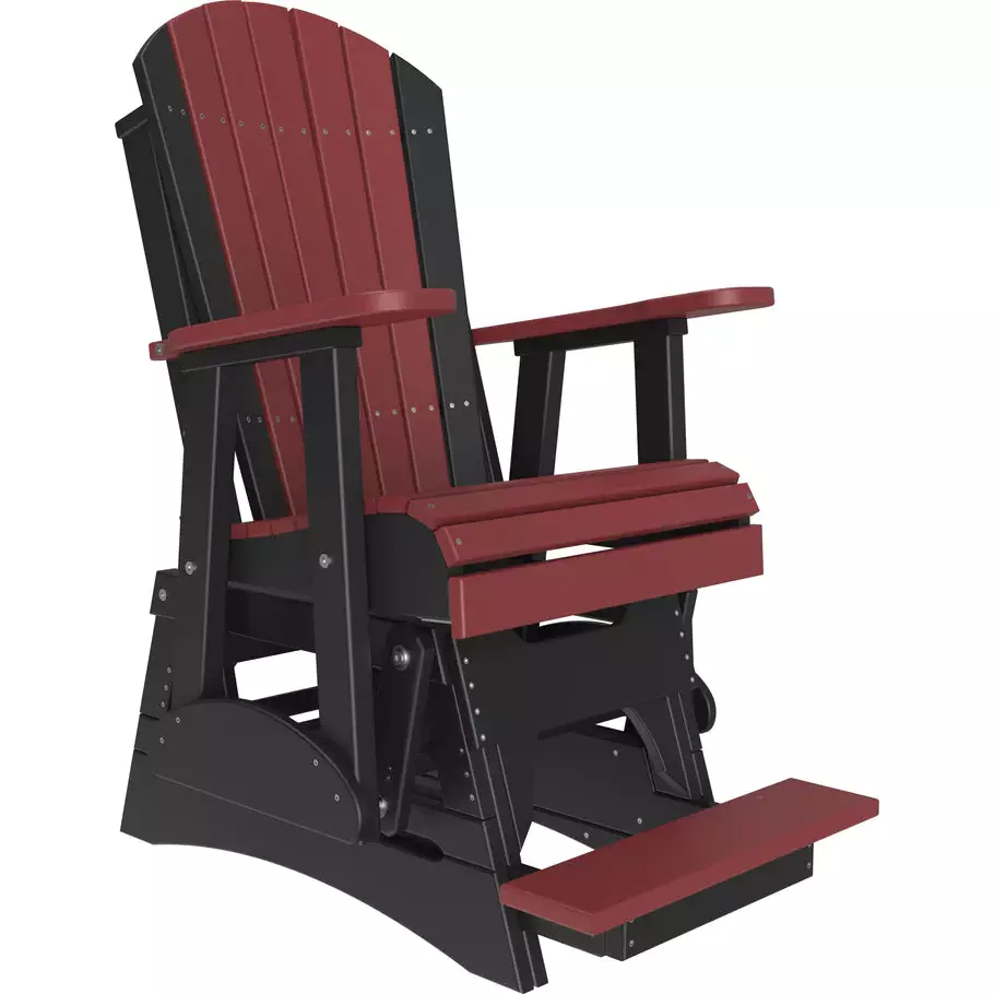 LuxCraft 2' Adirondack Balcony Glider Chair - Image 12