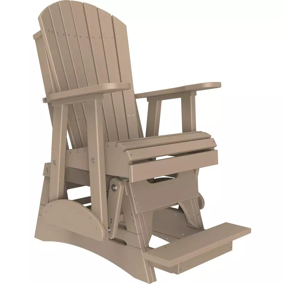 LuxCraft 2' Adirondack Balcony Glider Chair - Image 18