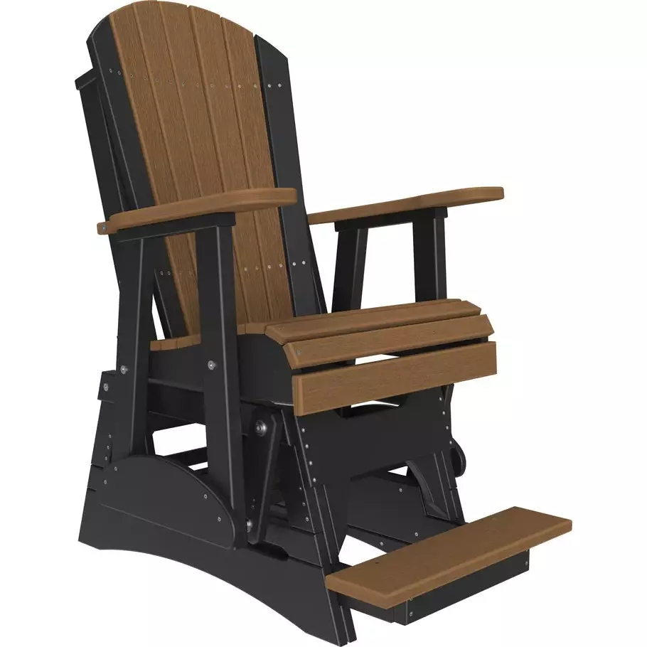 LuxCraft 2' Adirondack Balcony Glider Chair - Image 20