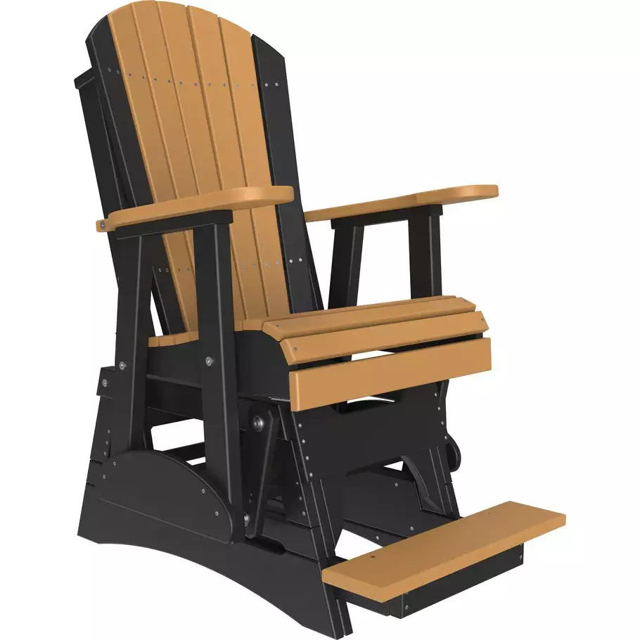 LuxCraft 2' Adirondack Balcony Glider Chair - Image 7