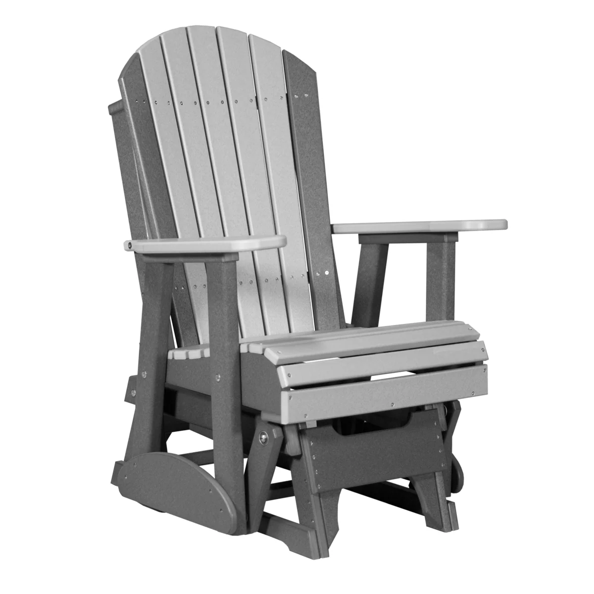 LuxCraft 2' Poly Adirondack Glider Chair - Image 13