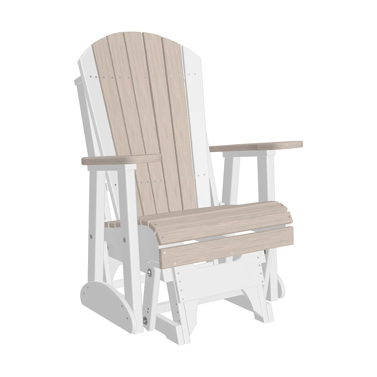 LuxCraft 2' Poly Adirondack Glider Chair - Image 22