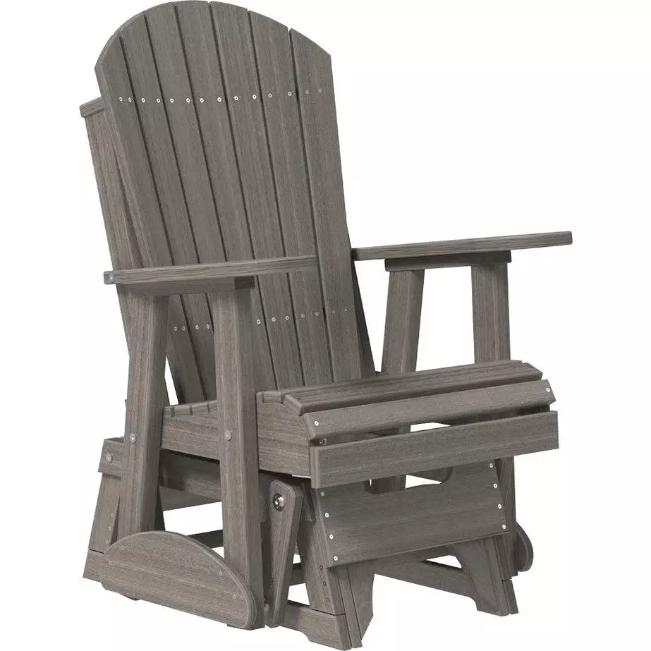 LuxCraft 2' Poly Adirondack Glider Chair - Image 23