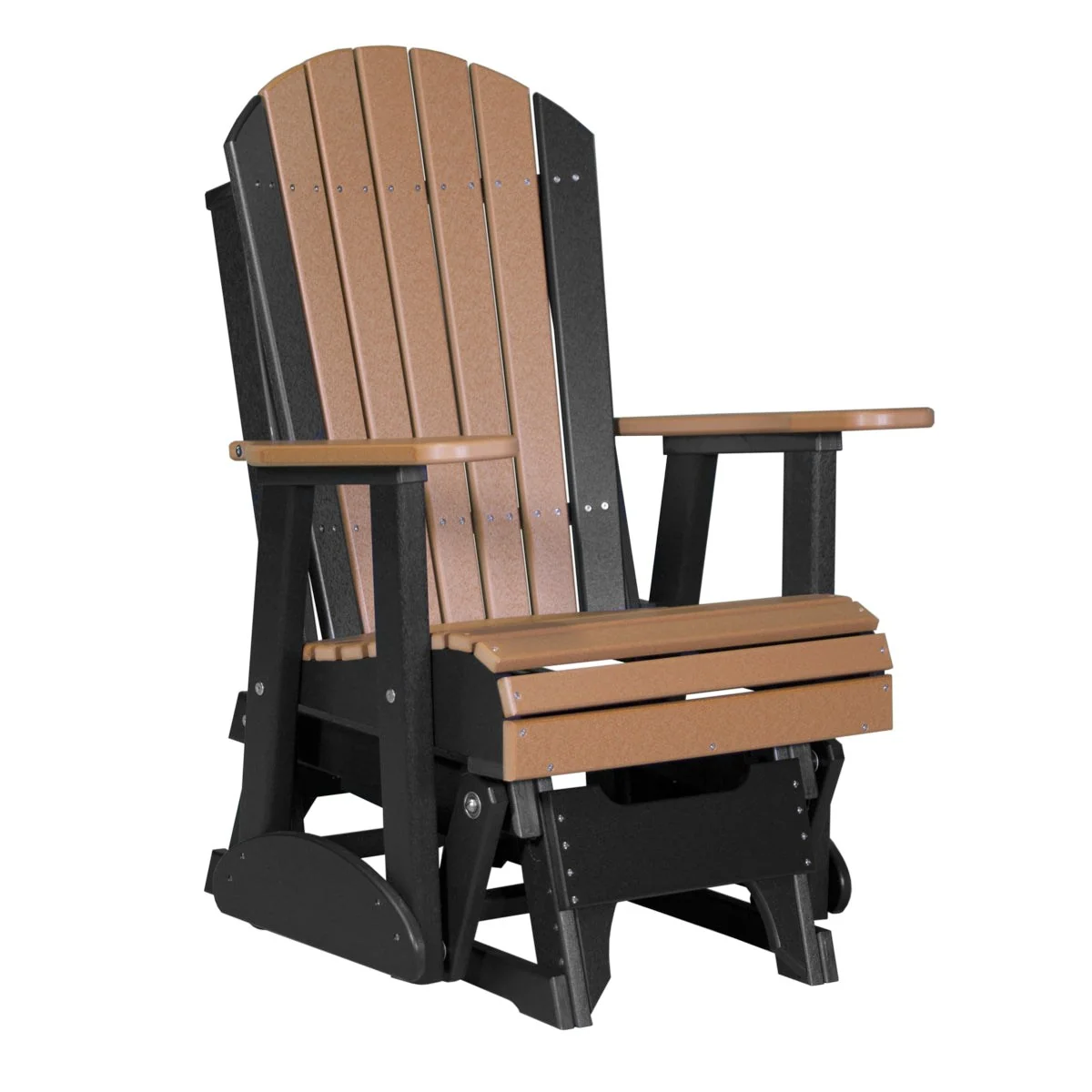 LuxCraft 2' Poly Adirondack Glider Chair - Image 8